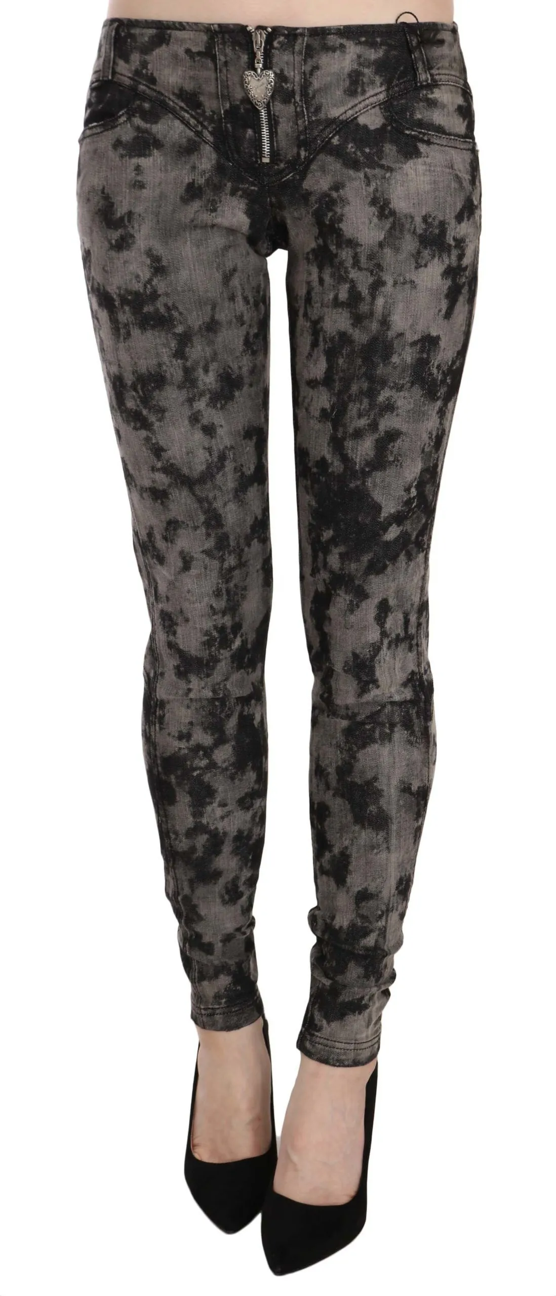Just Cavalli Women's Elegant Low Waist Skinny Denim Pants