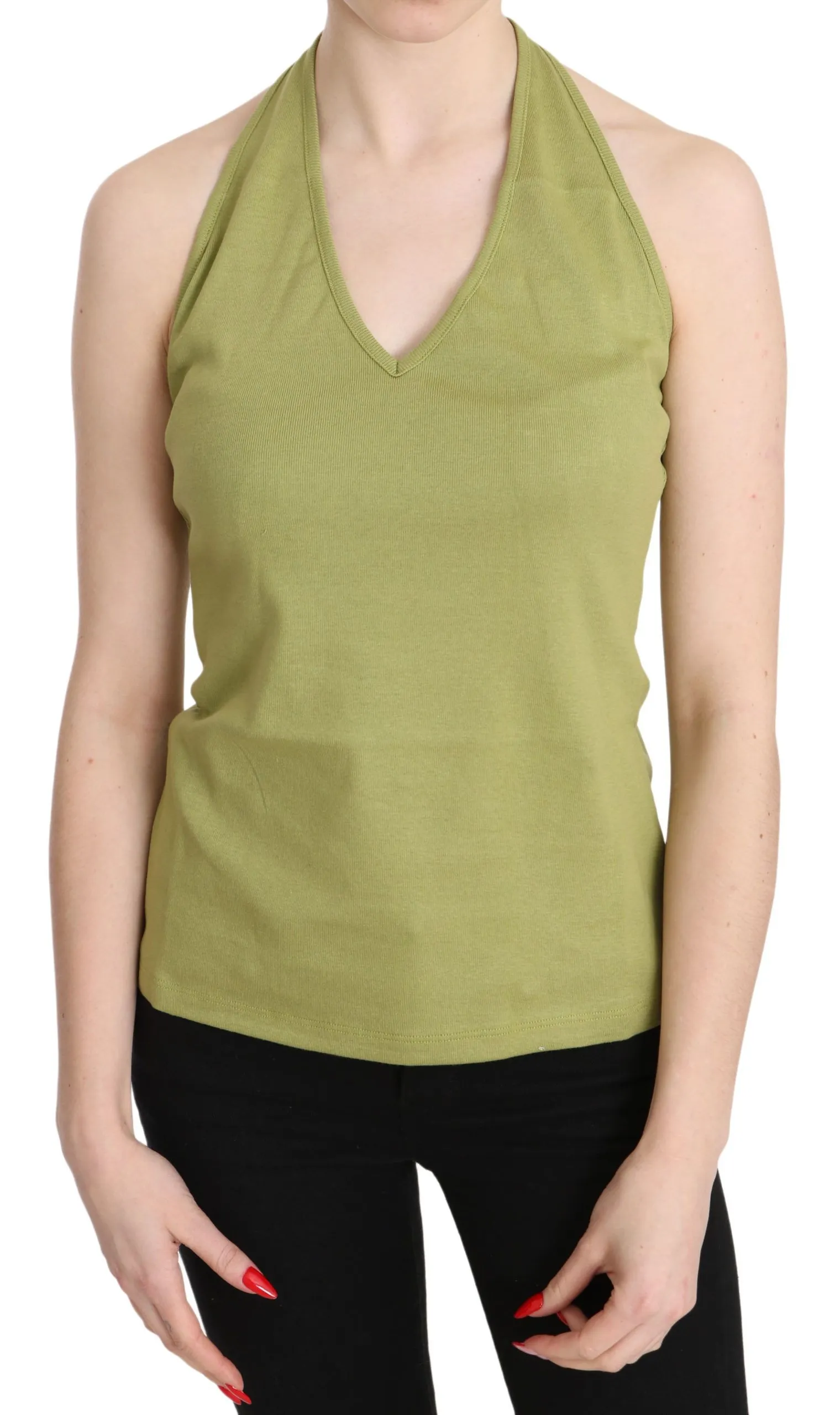GF Ferre Women's Chic Halter Sleeveless Casual Tank Top
