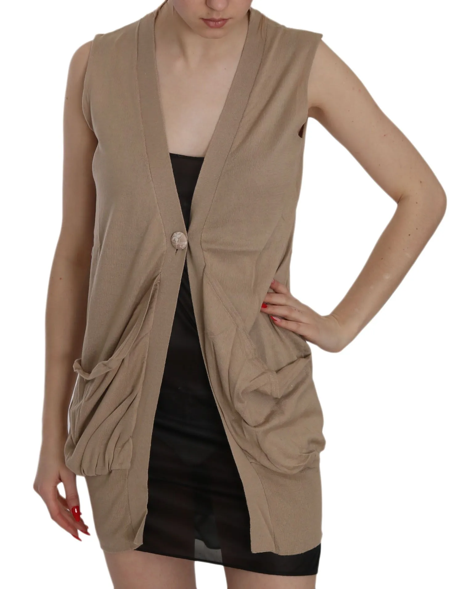 PINK MEMORIES Women's Elegant Sleeveless Cotton Vest