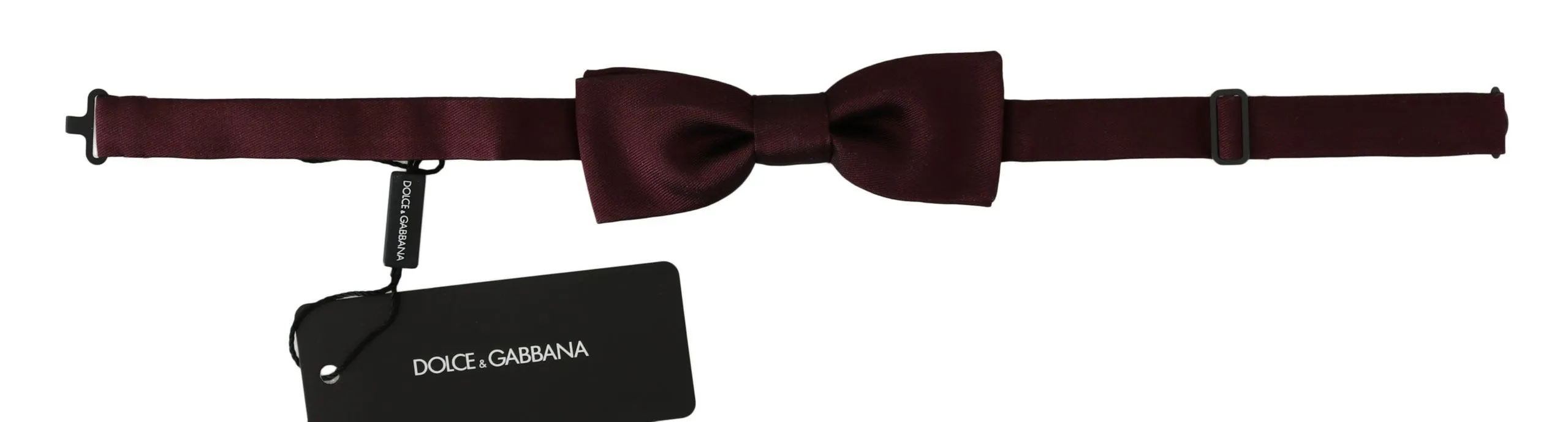 Dolce & Gabbana Men's Elegant Violet Silk Bow Tie