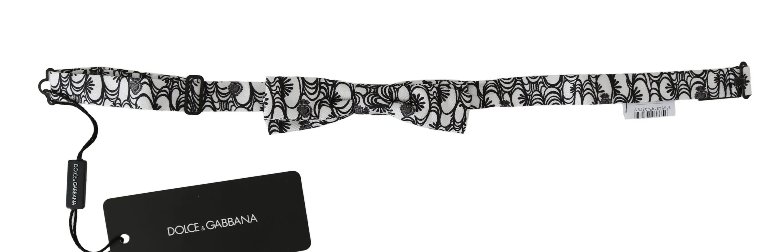 Dolce & Gabbana Men's Exquisite Silk Bow Tie with Pattern