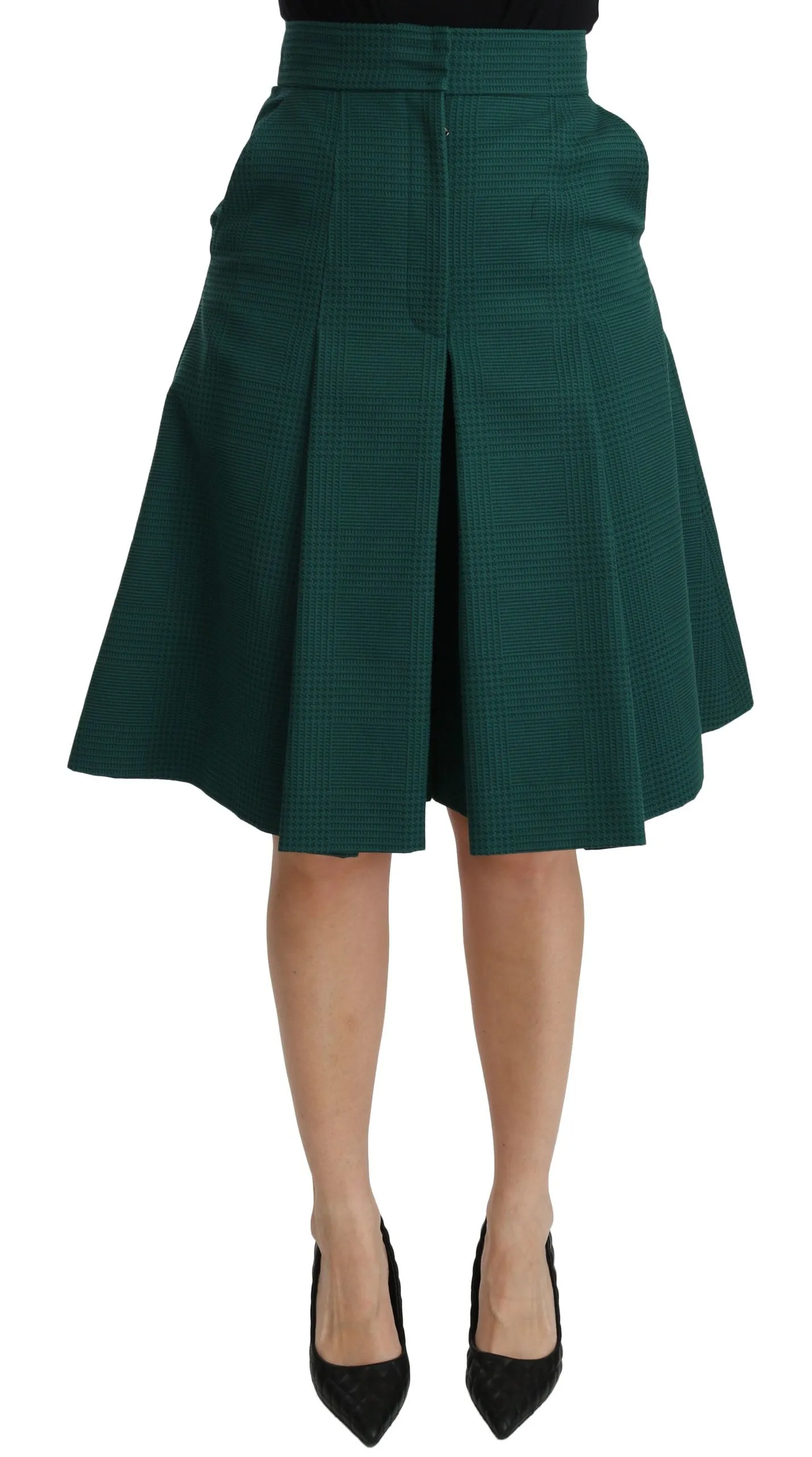 Dolce & Gabbana Women's Elegant High Waist Knee Length Skirt