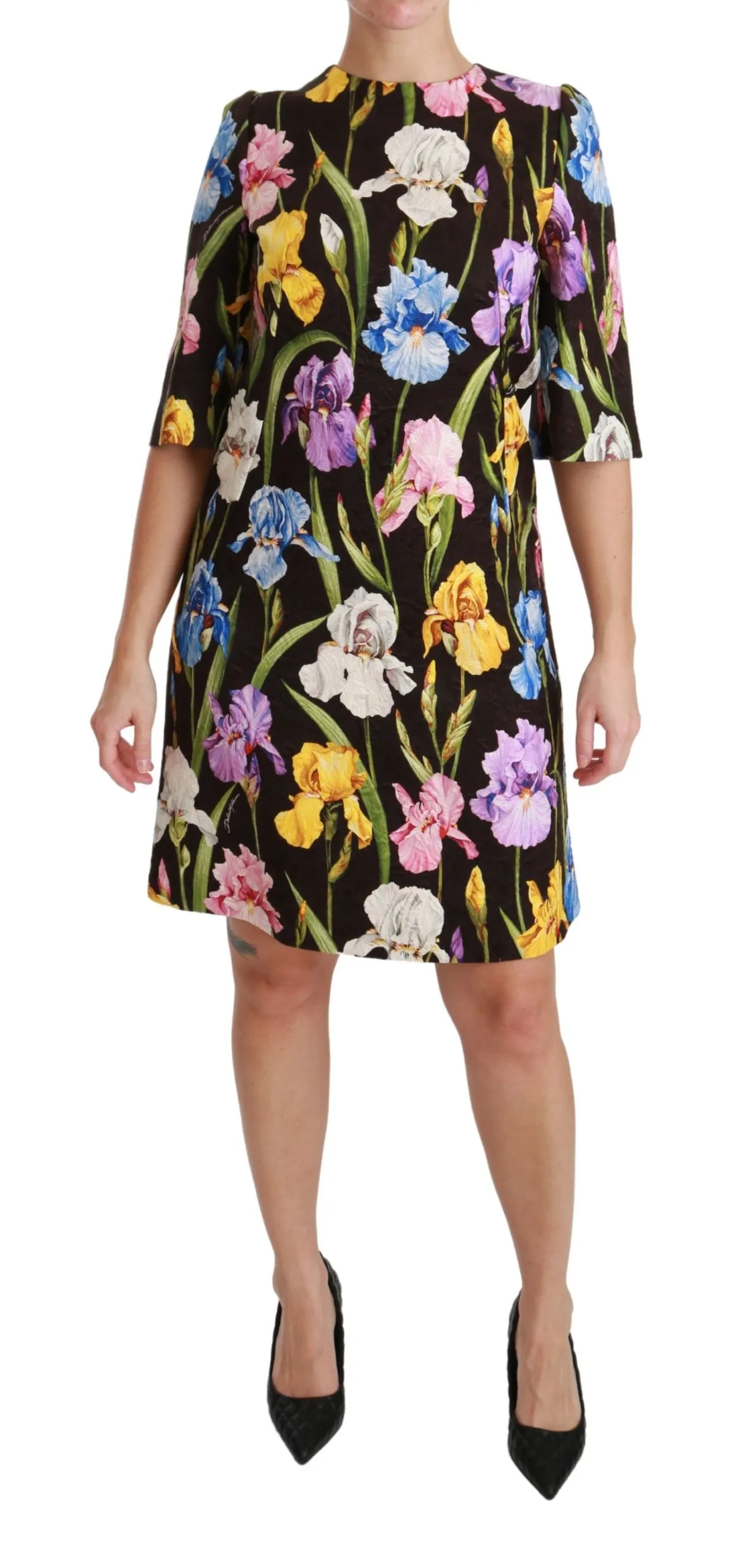 Dolce & Gabbana Women's Floral Brocade Shift Mini Dress