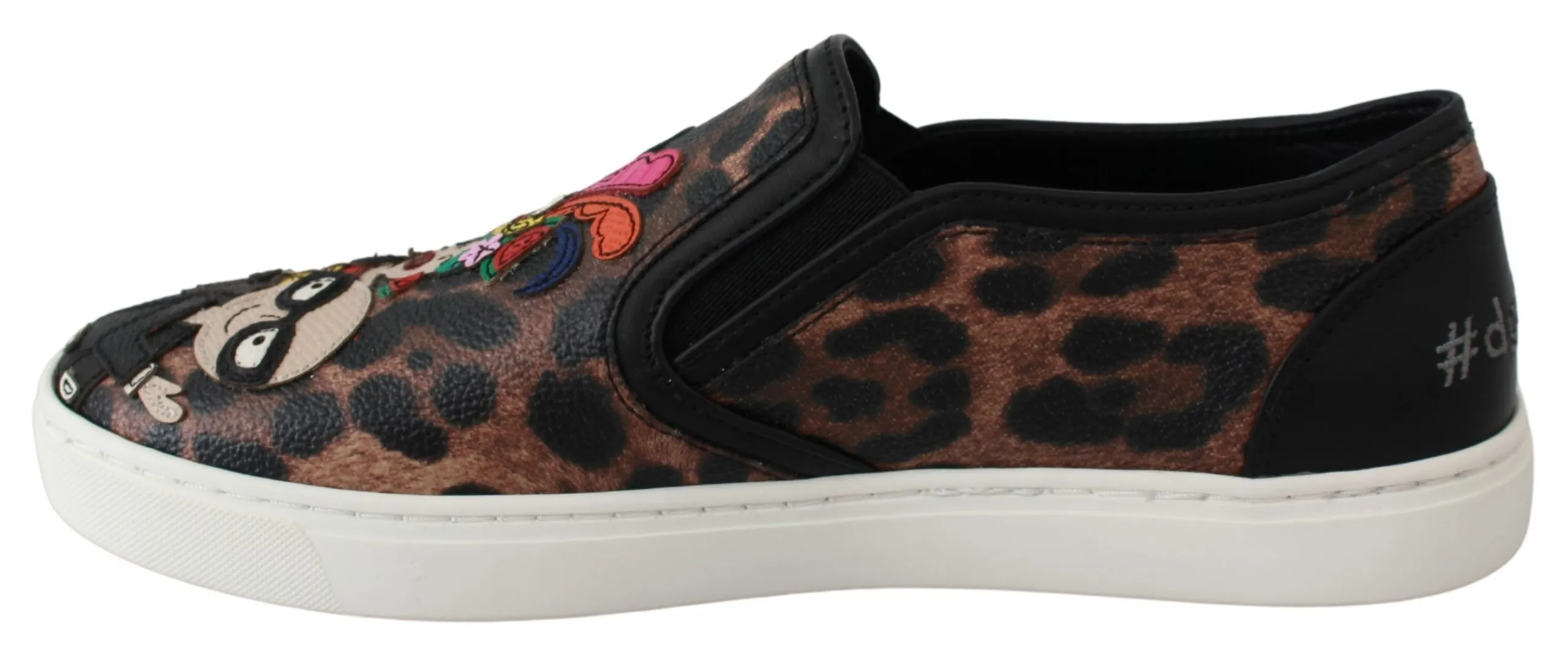 Dolce & Gabbana Women's Elegant Leopard Print Loafers for Sophisticated Style