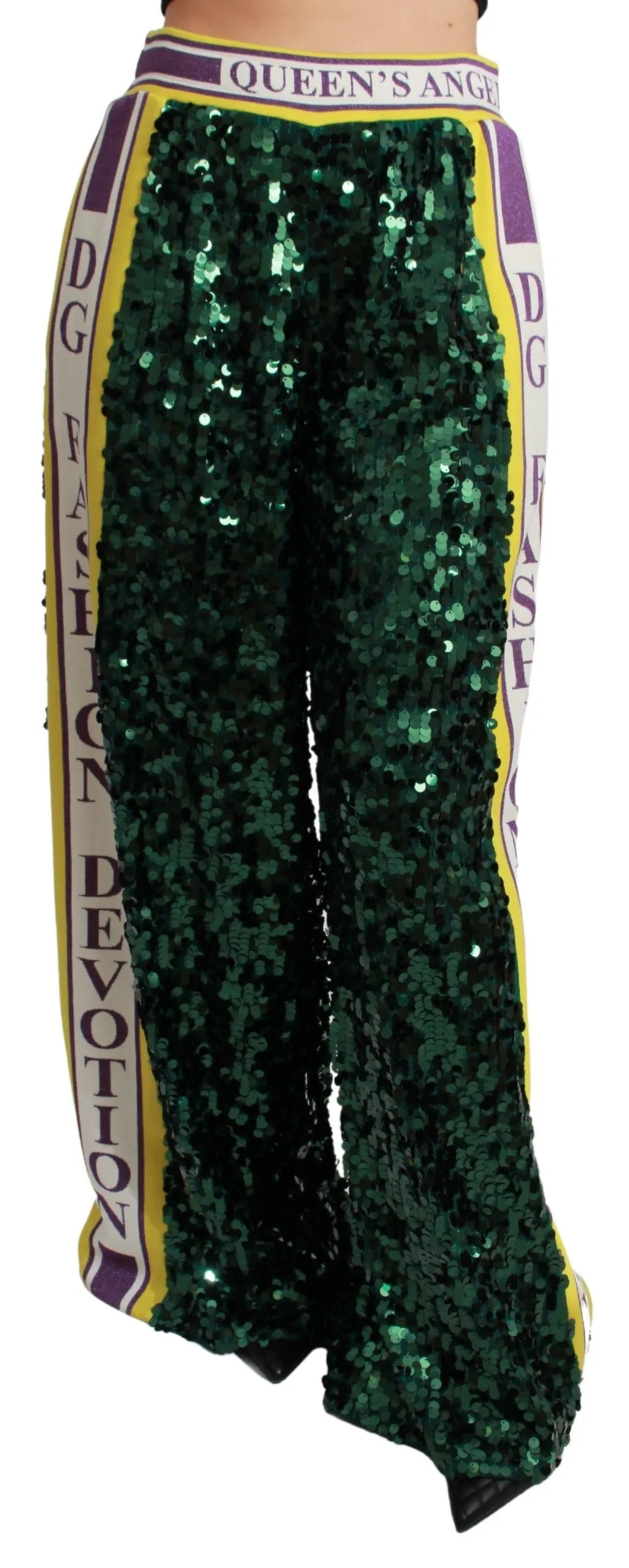 Dolce & Gabbana Women's Exclusive Multicolor Sequined Pants