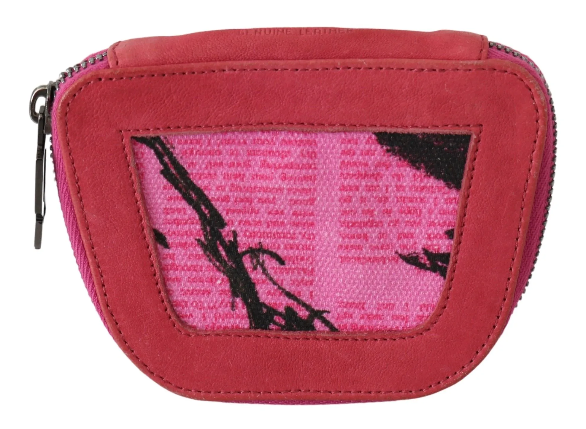 PINKO Women's Elegant Pink Fabric Coin Wallet