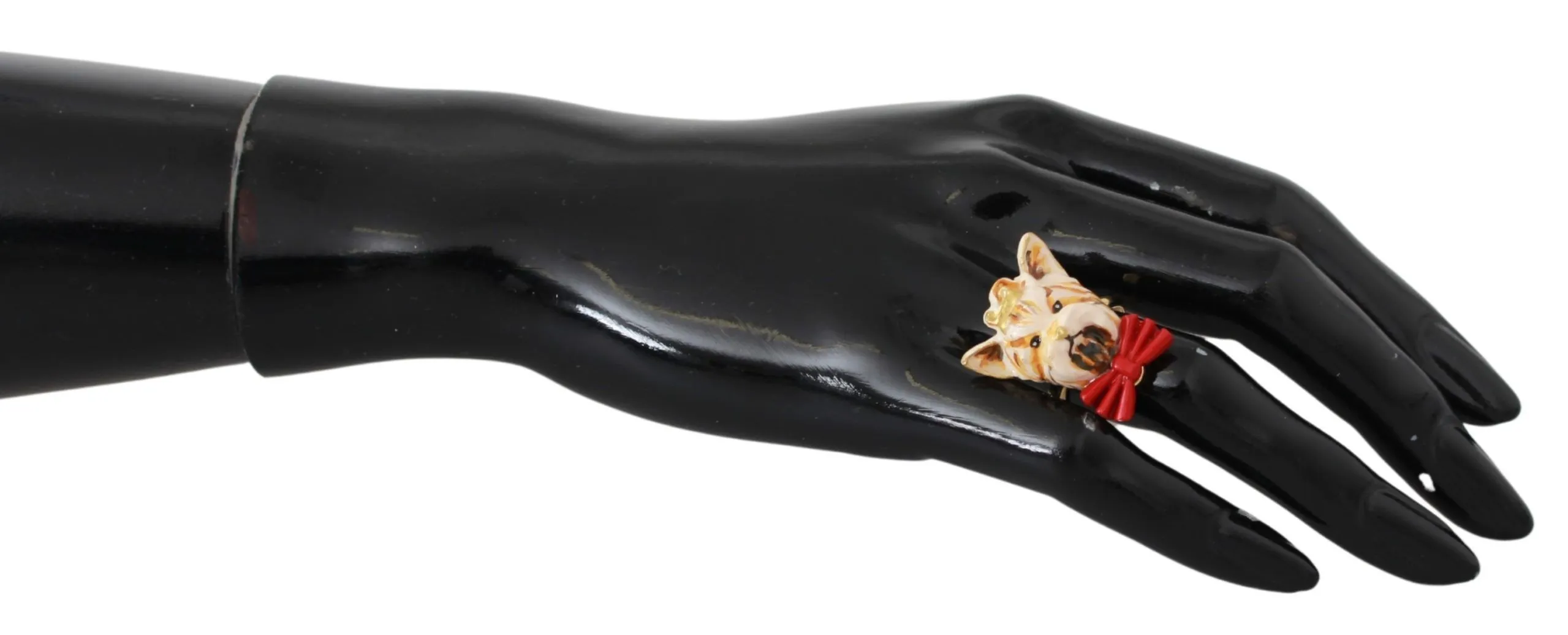 Dolce & Gabbana Women's Chic Canine Gold-Tone Statement Ring