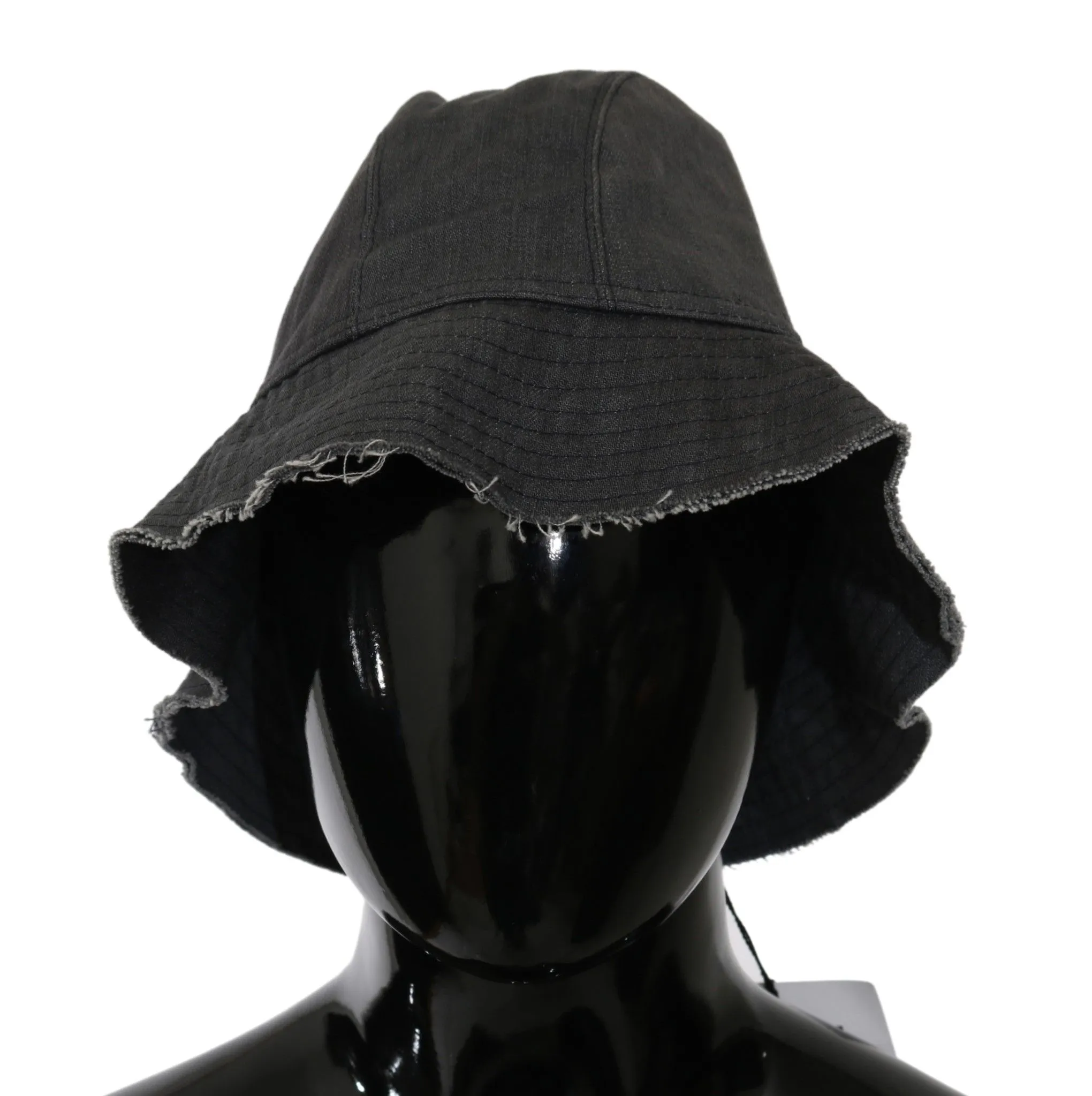 Costume National Women's Chic Black Bucket Hat - Timeless Accessory