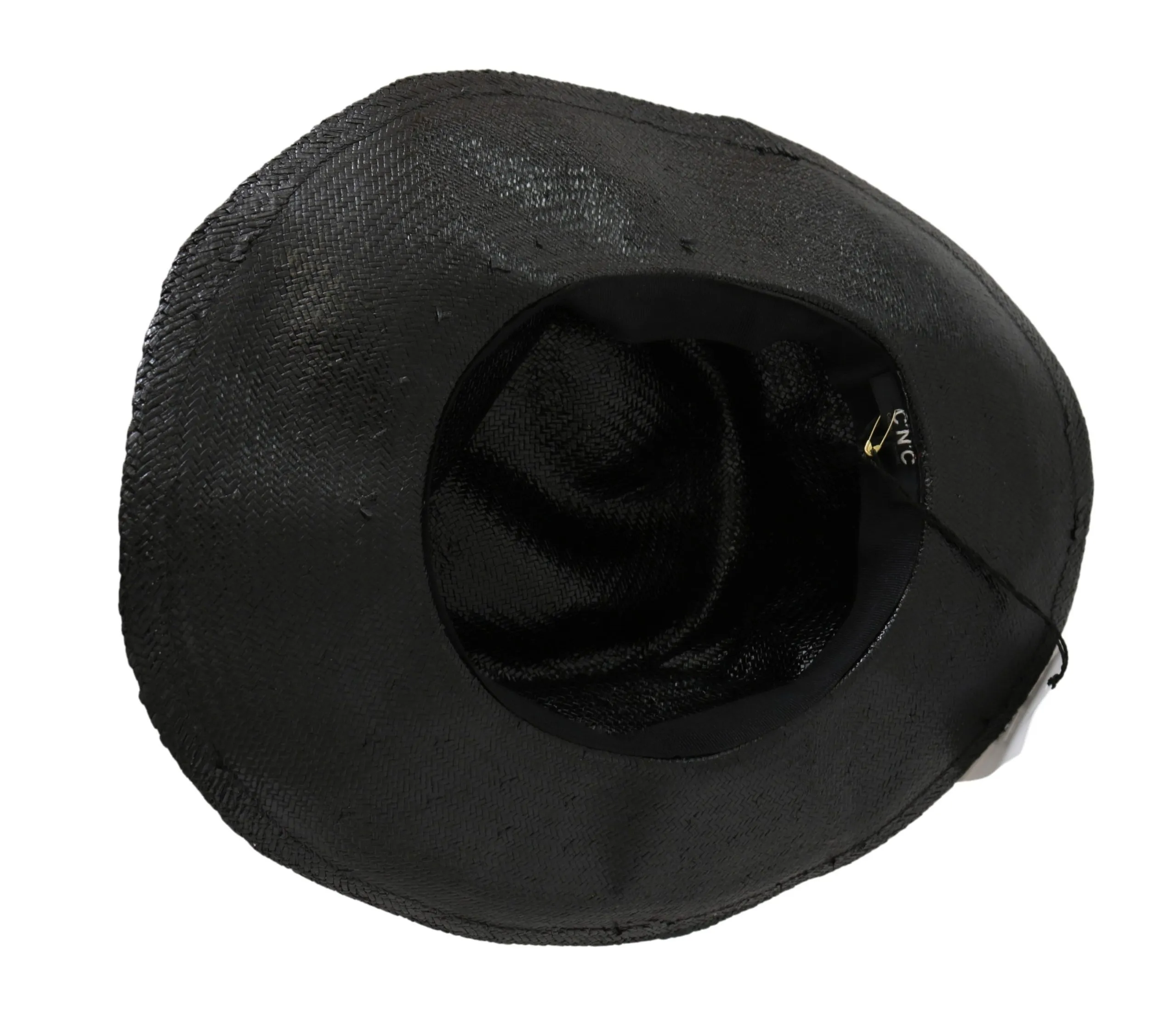 Costume National Women's Chic Black Floppy Hat - Timeless Elegance