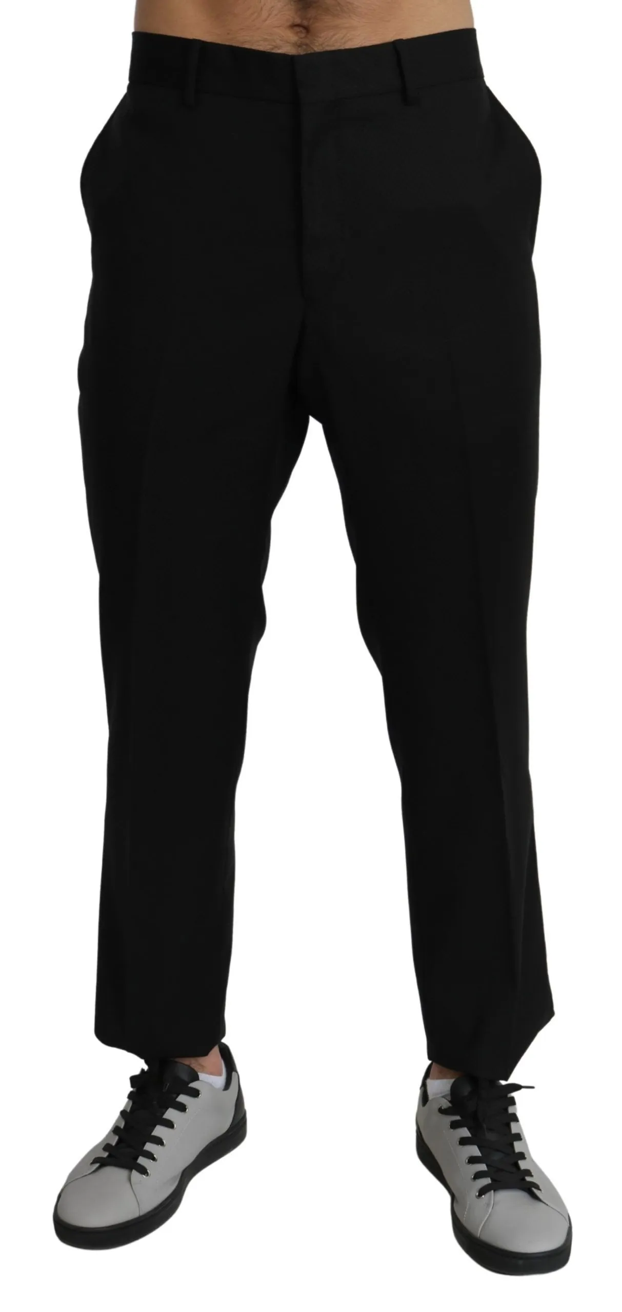Dolce & Gabbana Men's Elegant Slim Fit Formal Trousers