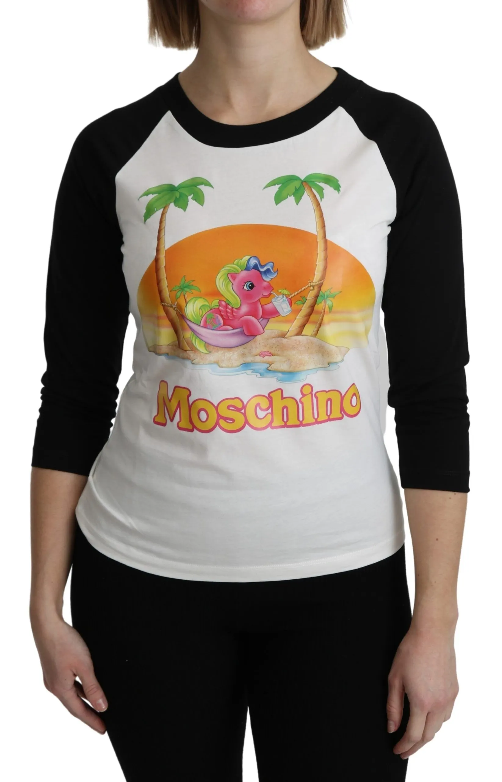 Moschino Women's Chic My Little Pony Crew Neck Cotton Top