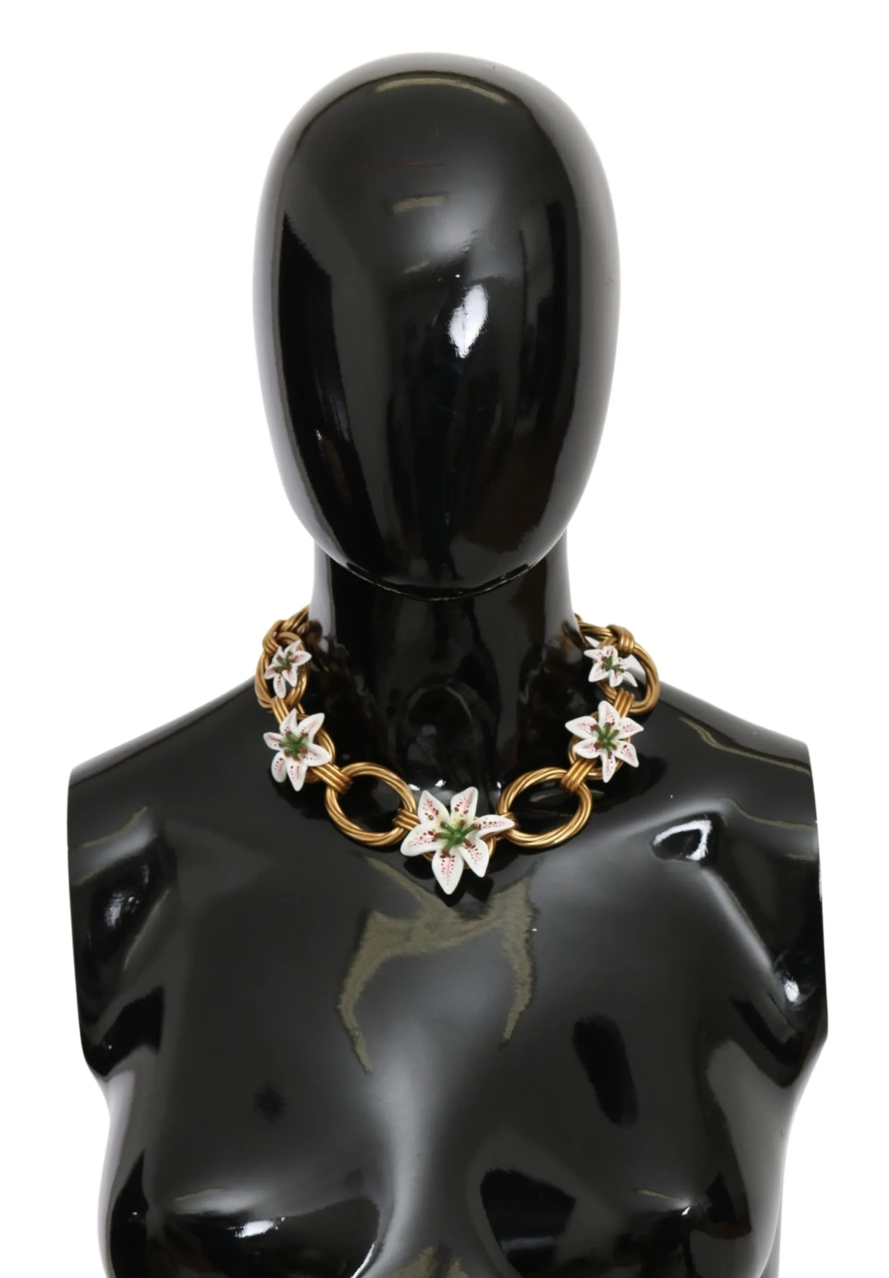 Luxe Floral Charm Crystal Necklace
