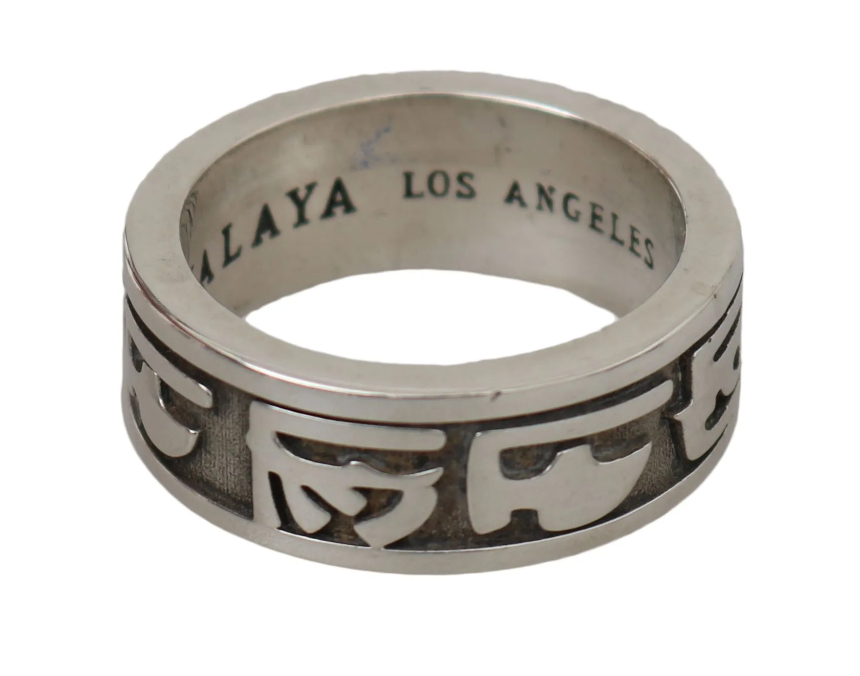 Nialaya Men's Elegant Silver Sterling Men's Ring