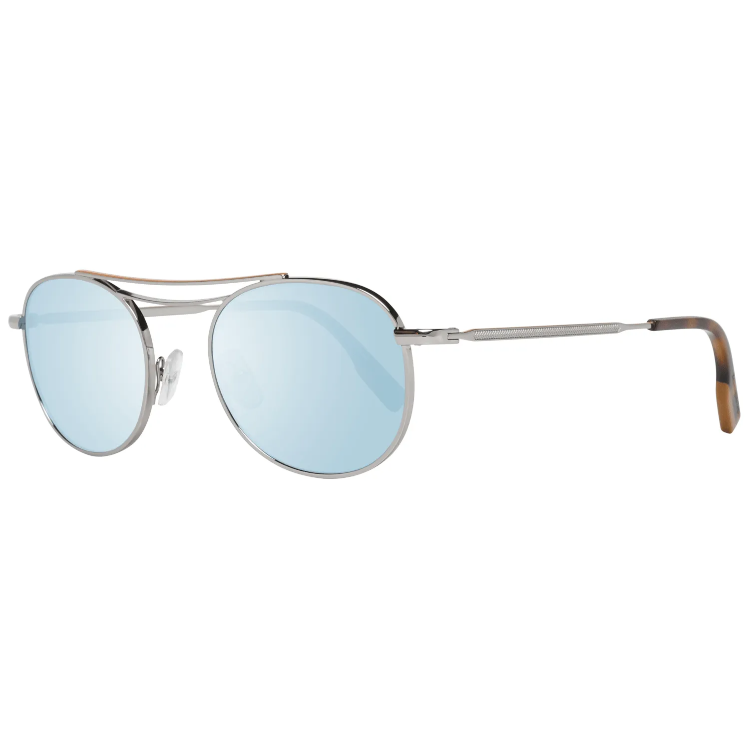 Ermenegildo Zegna Silver Men Sunglasses