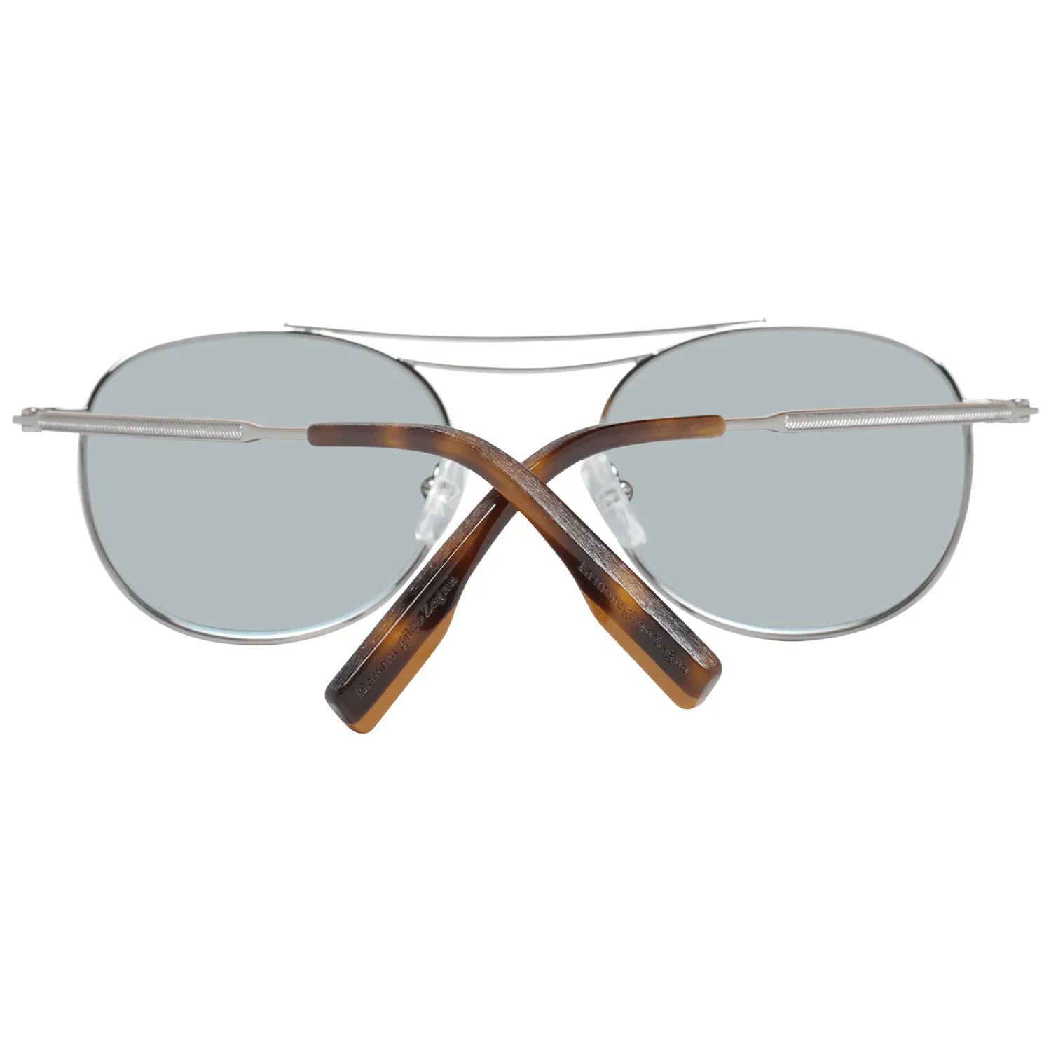 Ermenegildo Zegna Silver Men Sunglasses