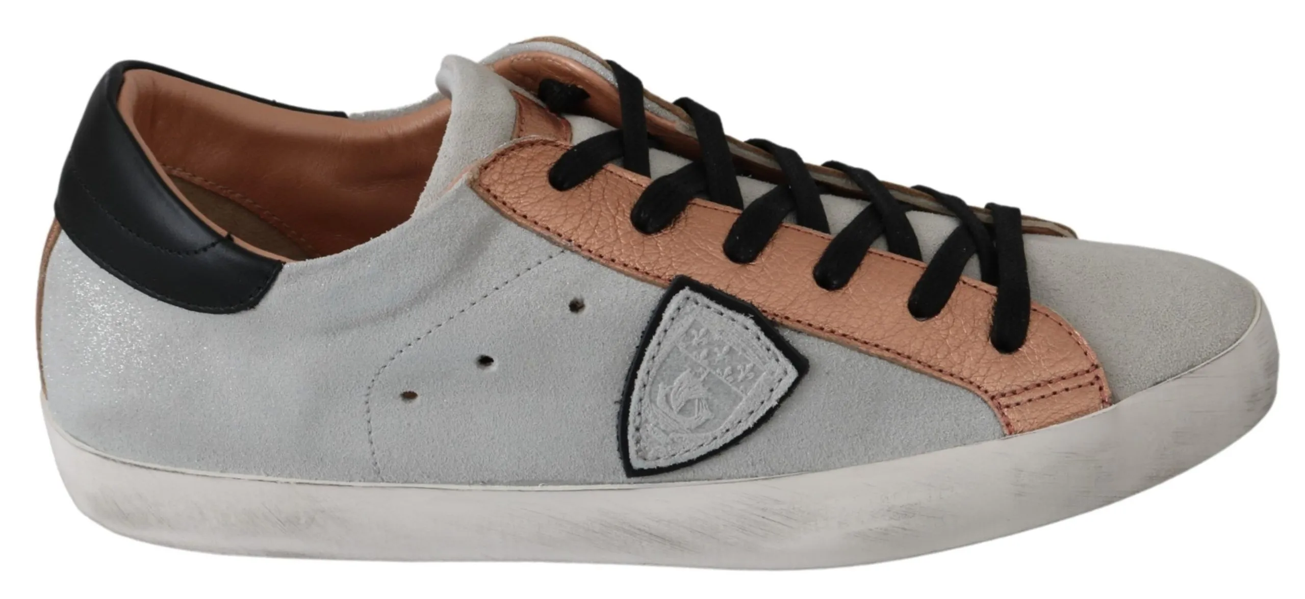 Philippe Model Women's Chic Gray Casual Sneakers for a Trendy Step