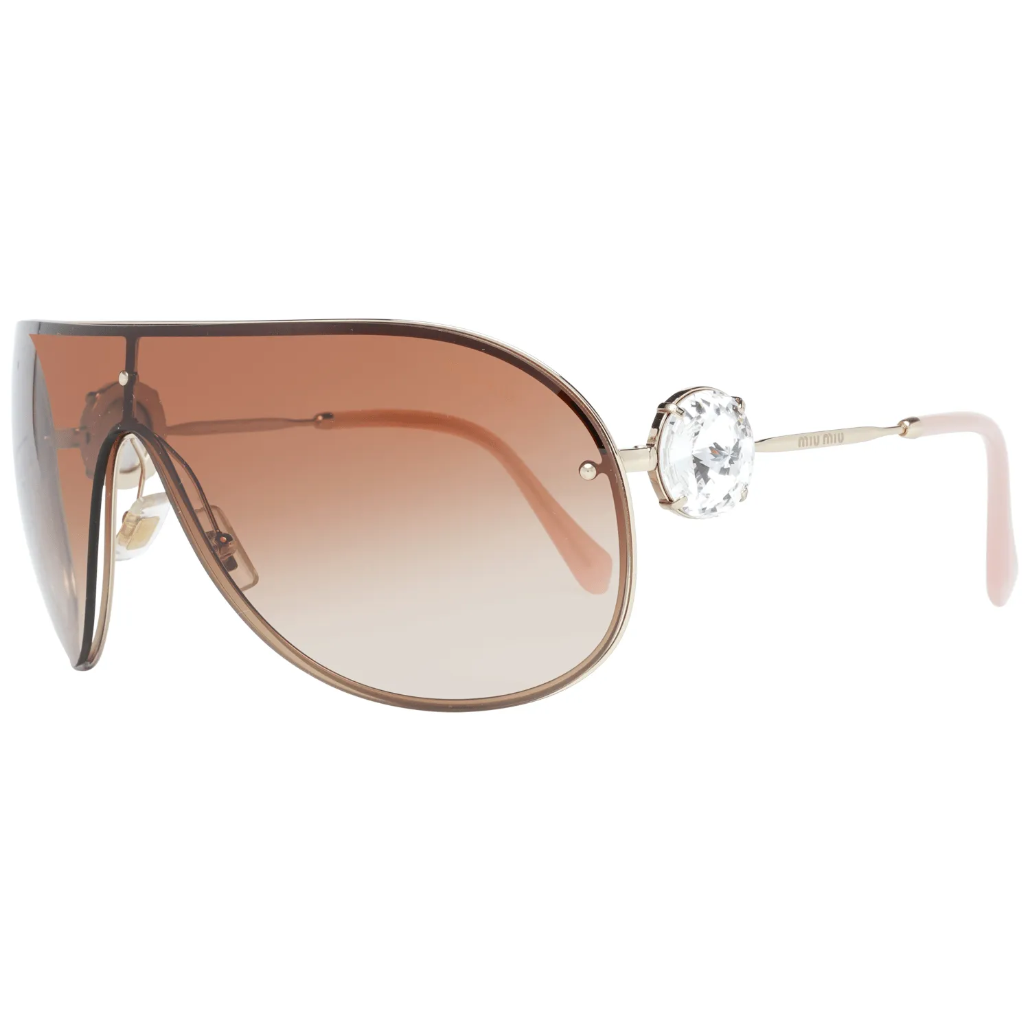 Miu Miu Gold Women Sunglasses