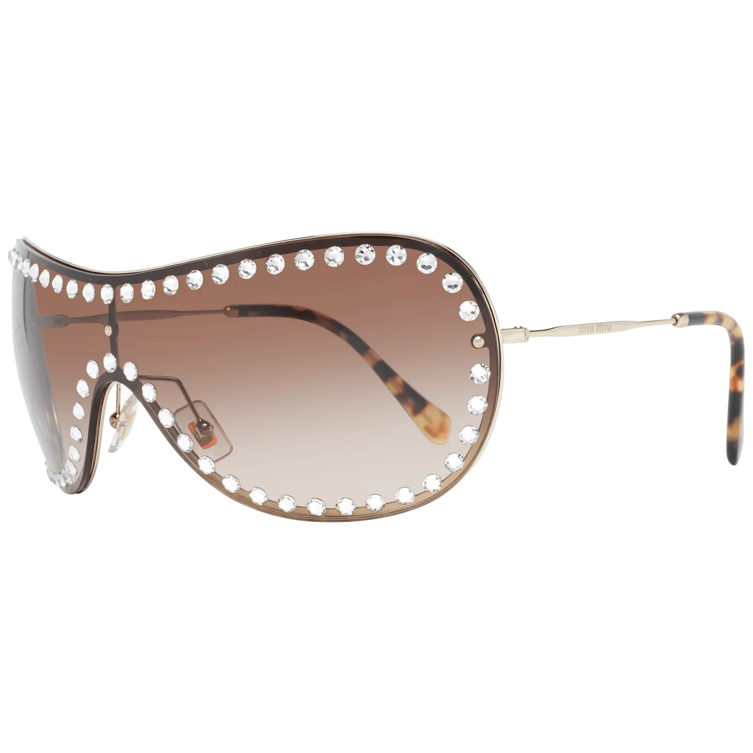 Miu Miu Gold Women Sunglasses