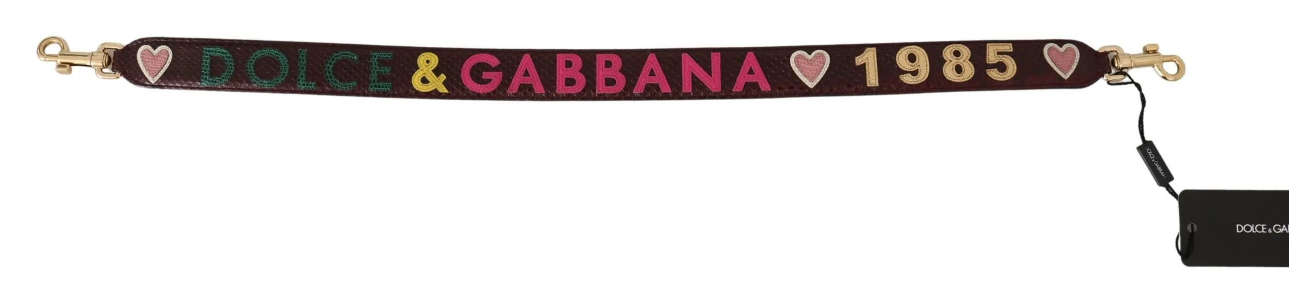 Dolce & Gabbana Women's Exquisite Bordeaux Shoulder Strap Accessory