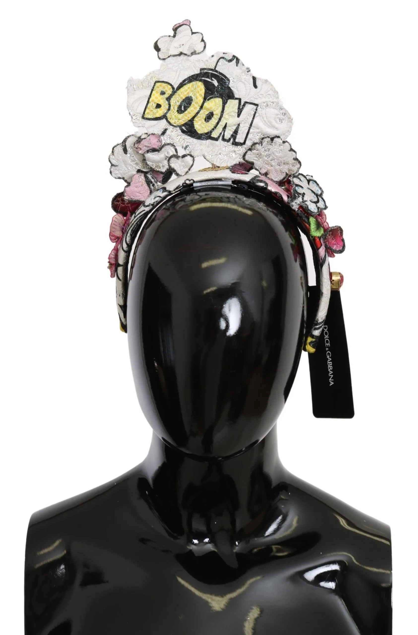 Dolce & Gabbana Women's Elegant Multicolor Floral Headband