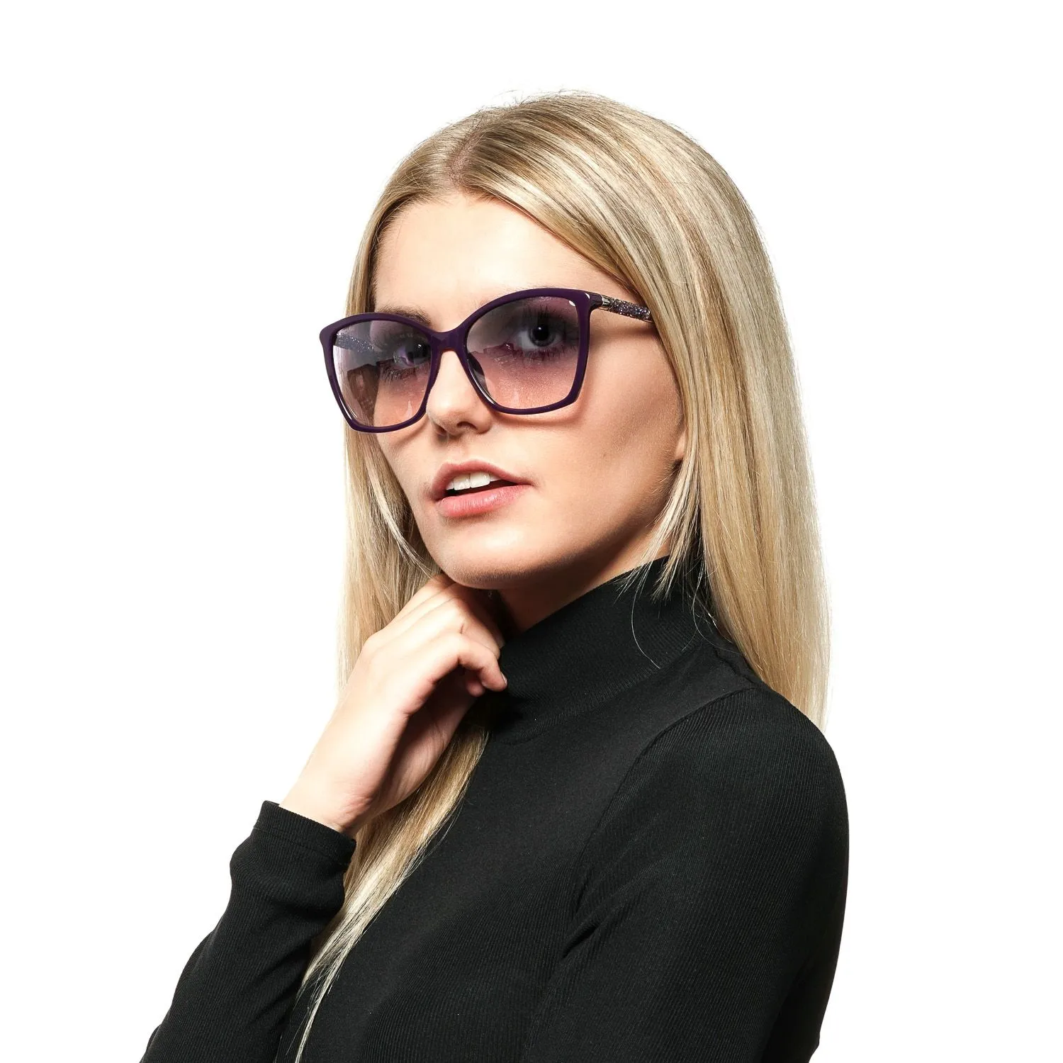 Swarovski Purple Women Sunglasses