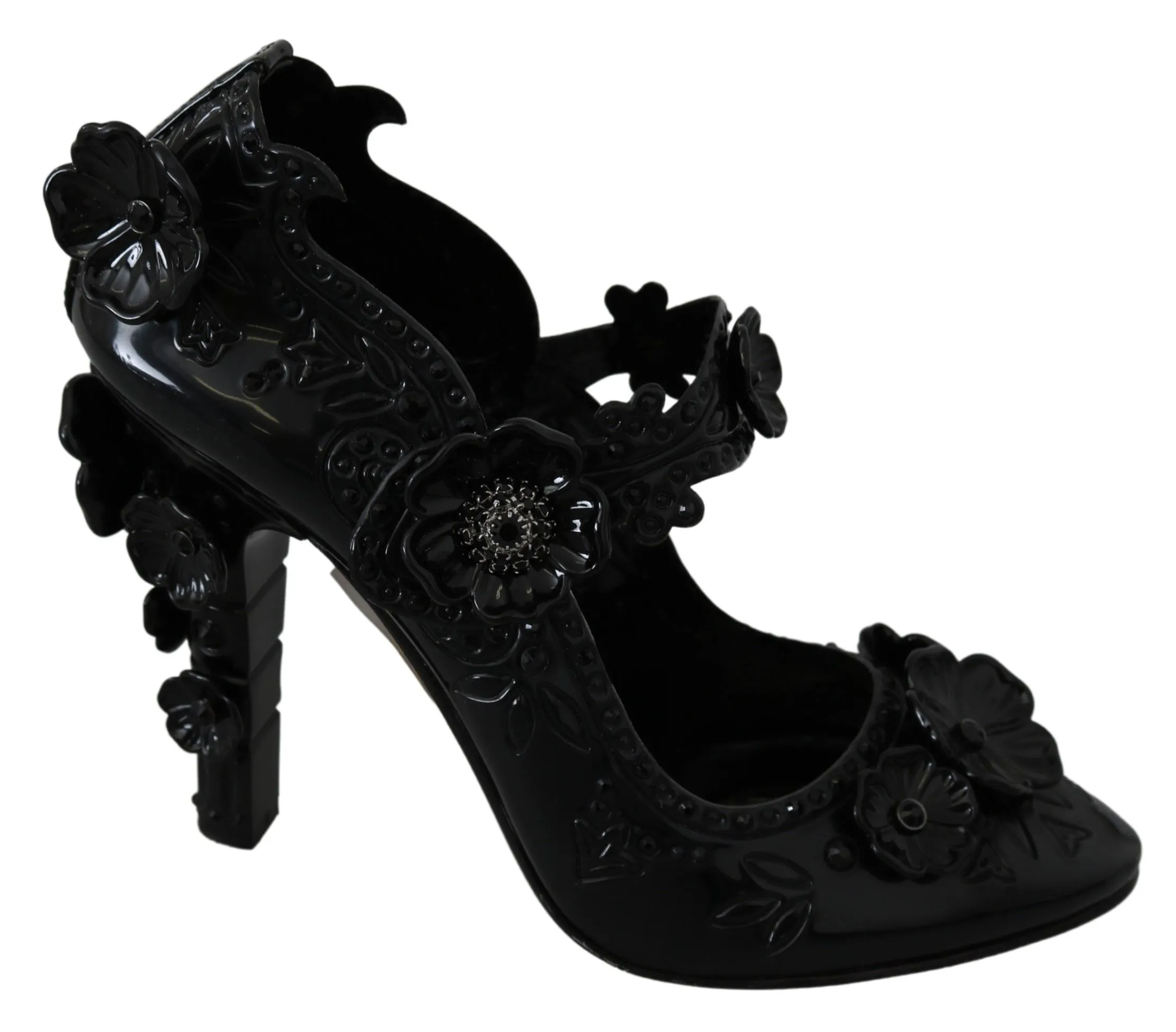 Dolce & Gabbana Women's Elegant Crystal Cinderella Pumps