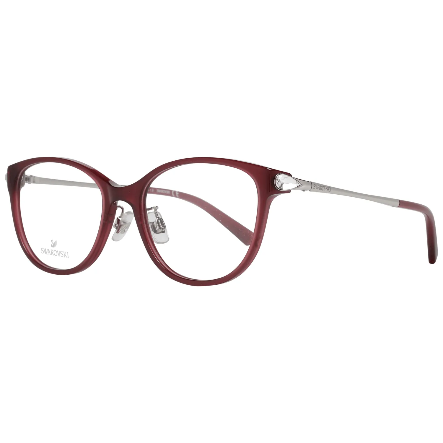 Swarovski Burgundy Women Optical Frames