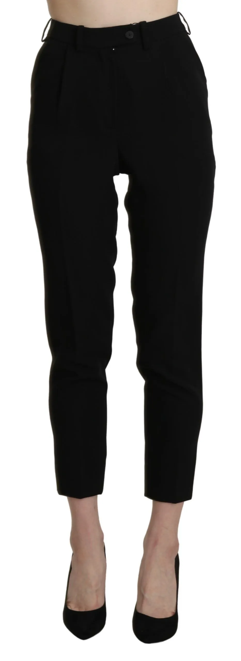 BENCIVENGA Women's Chic High Waist Skinny Cropped Trousers