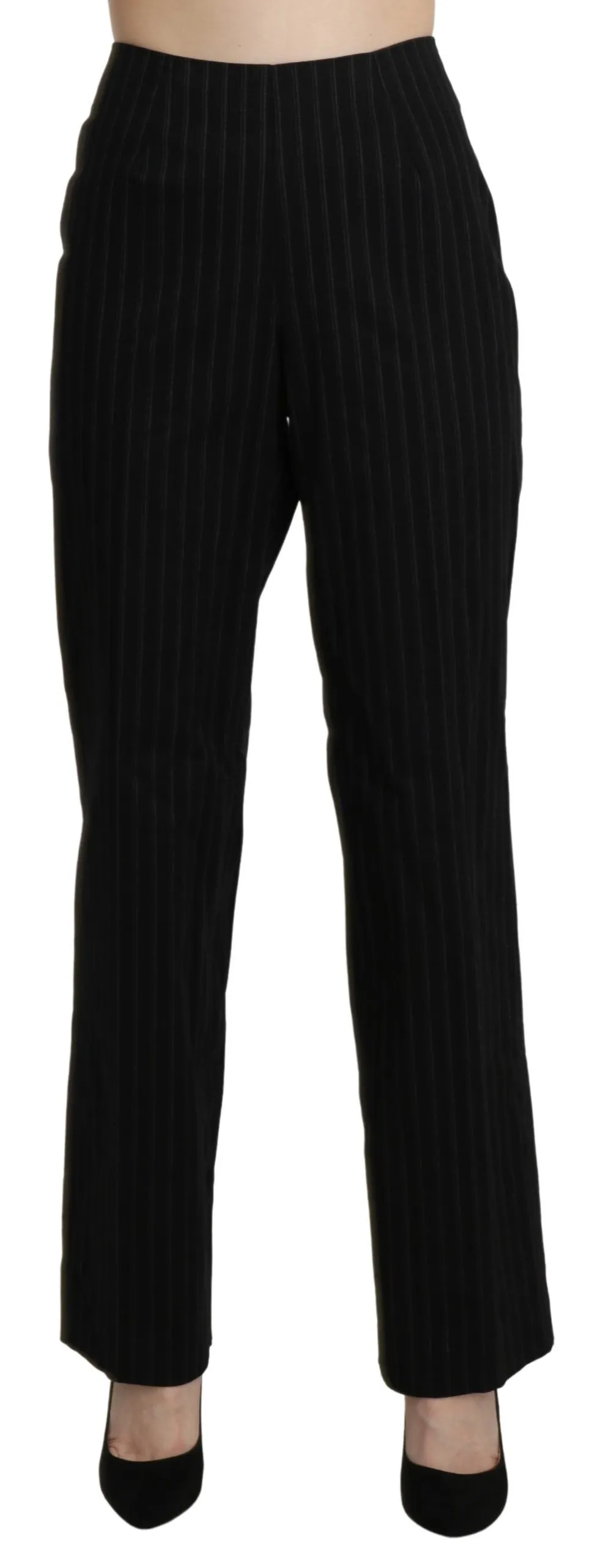 BENCIVENGA Women's Elegant High Waist Black Pants