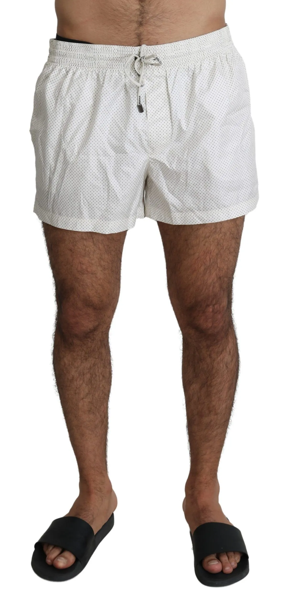 Dolce & Gabbana Men's Chic Polka Dot Swim Shorts Trunks