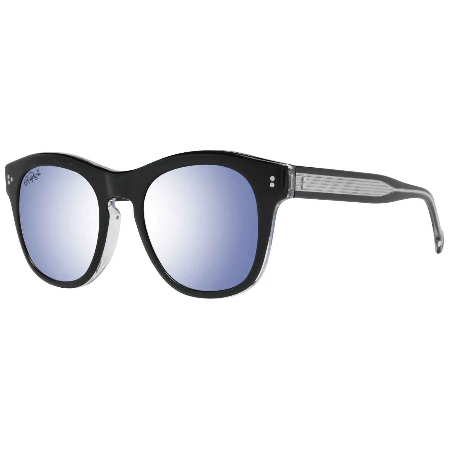 Hally & Son Unisex Black Unisex Sunglasses