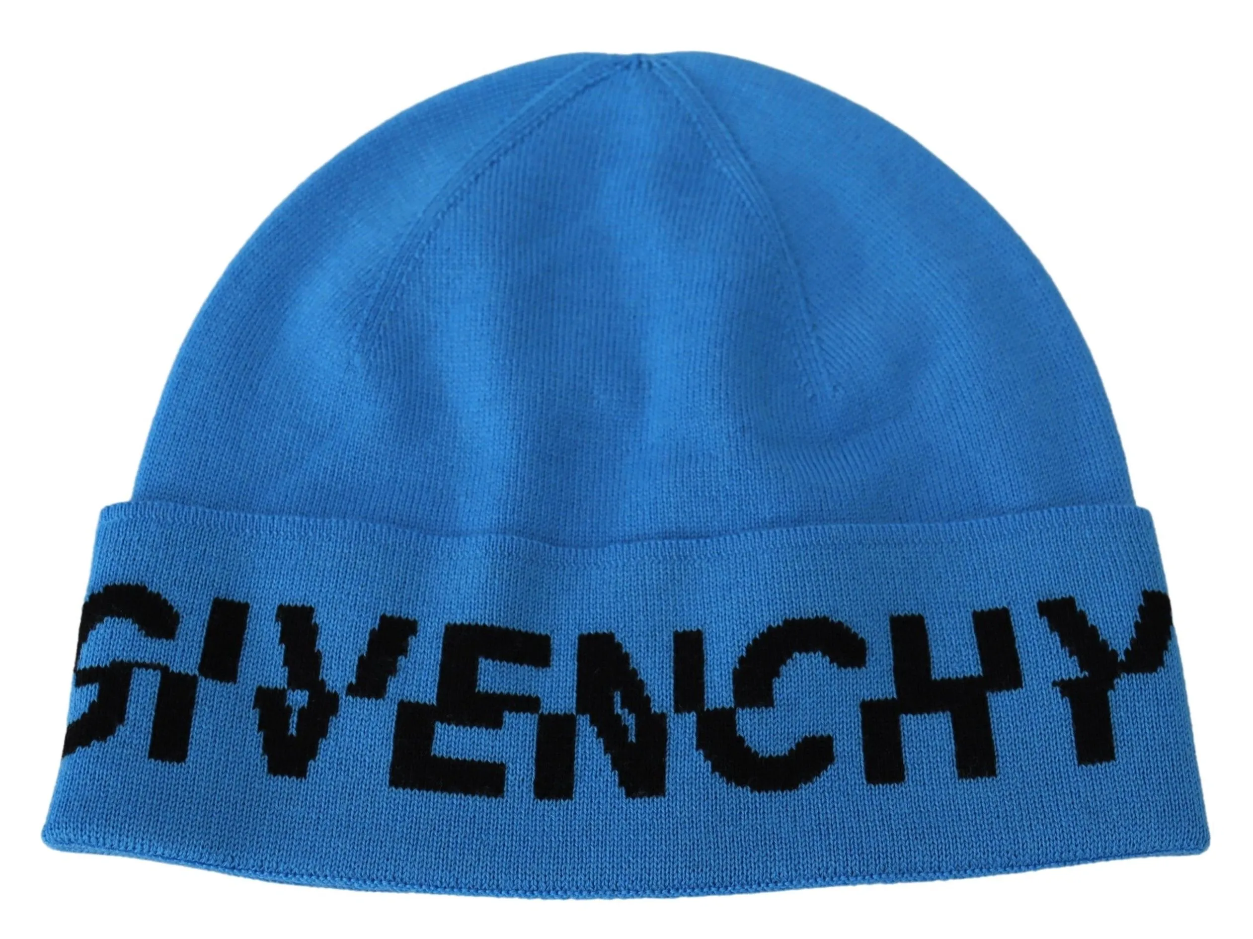 Givenchy Men's Chic Woolen Beanie with Signature Black Logo