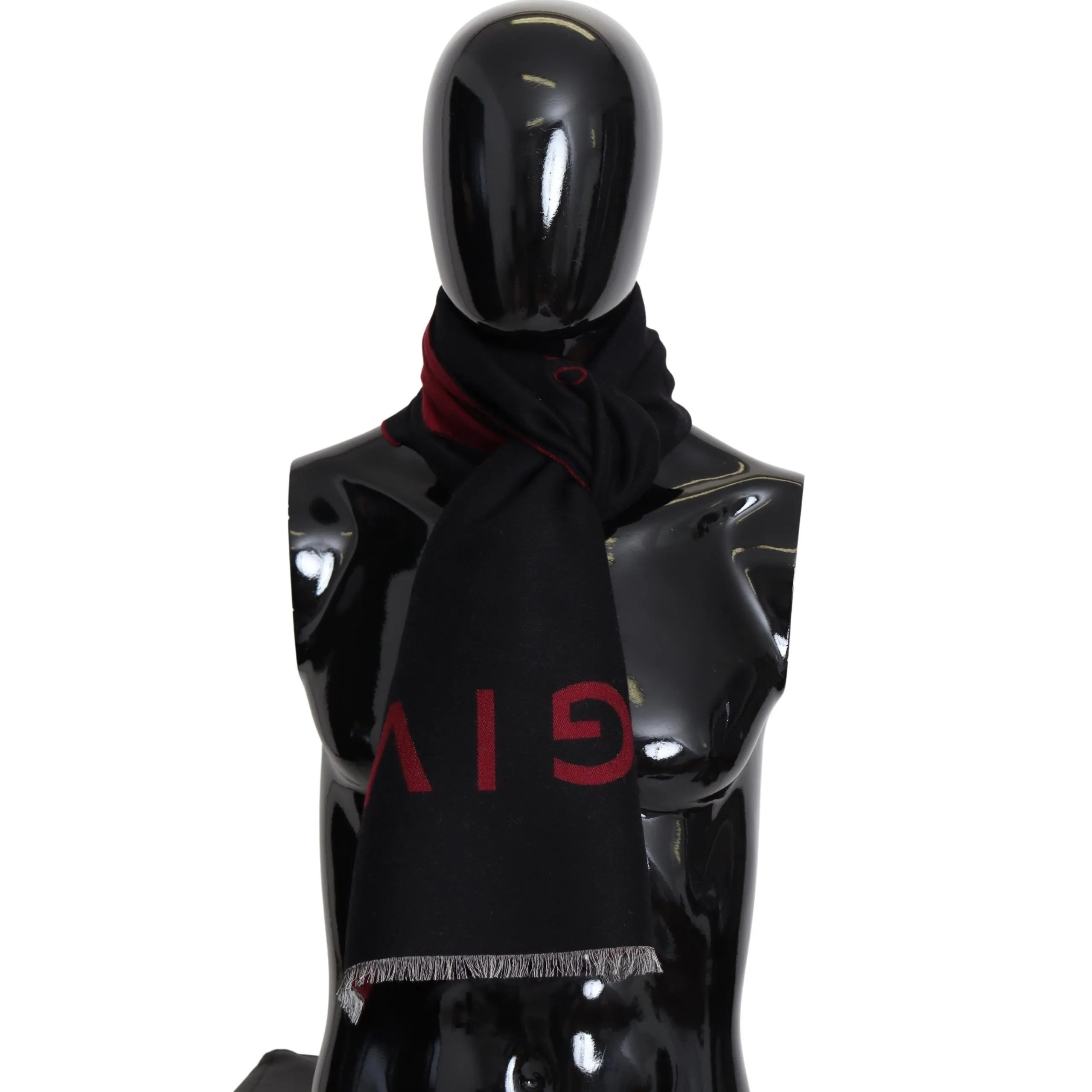 Givenchy Men's Elegant Unisex Wool Silk Blend Scarf