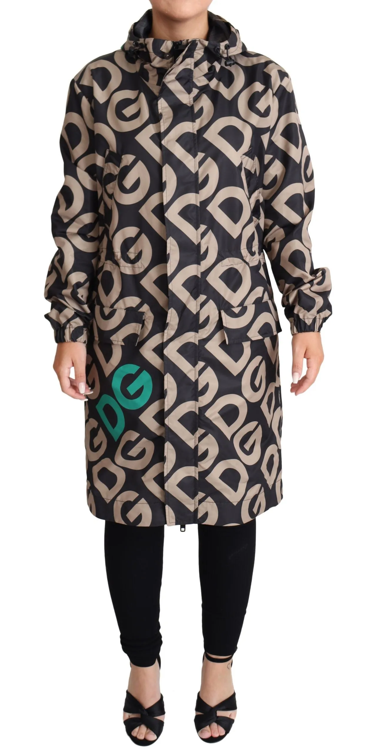 Dolce & Gabbana Women's Chic Monogram Windbreaker Jacket