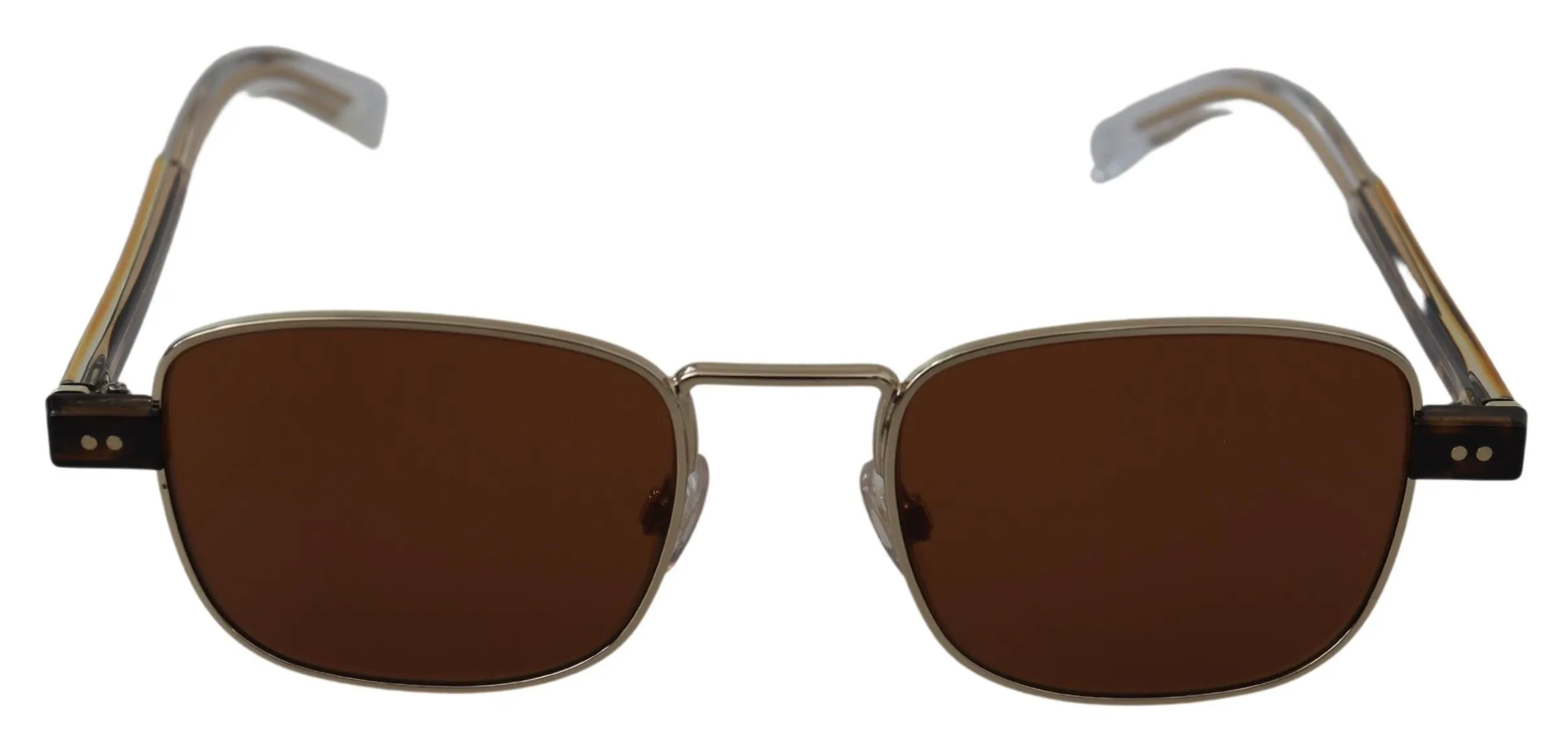 Dolce & Gabbana Women's Elegant Gold Frame Rectangular Sunglasses