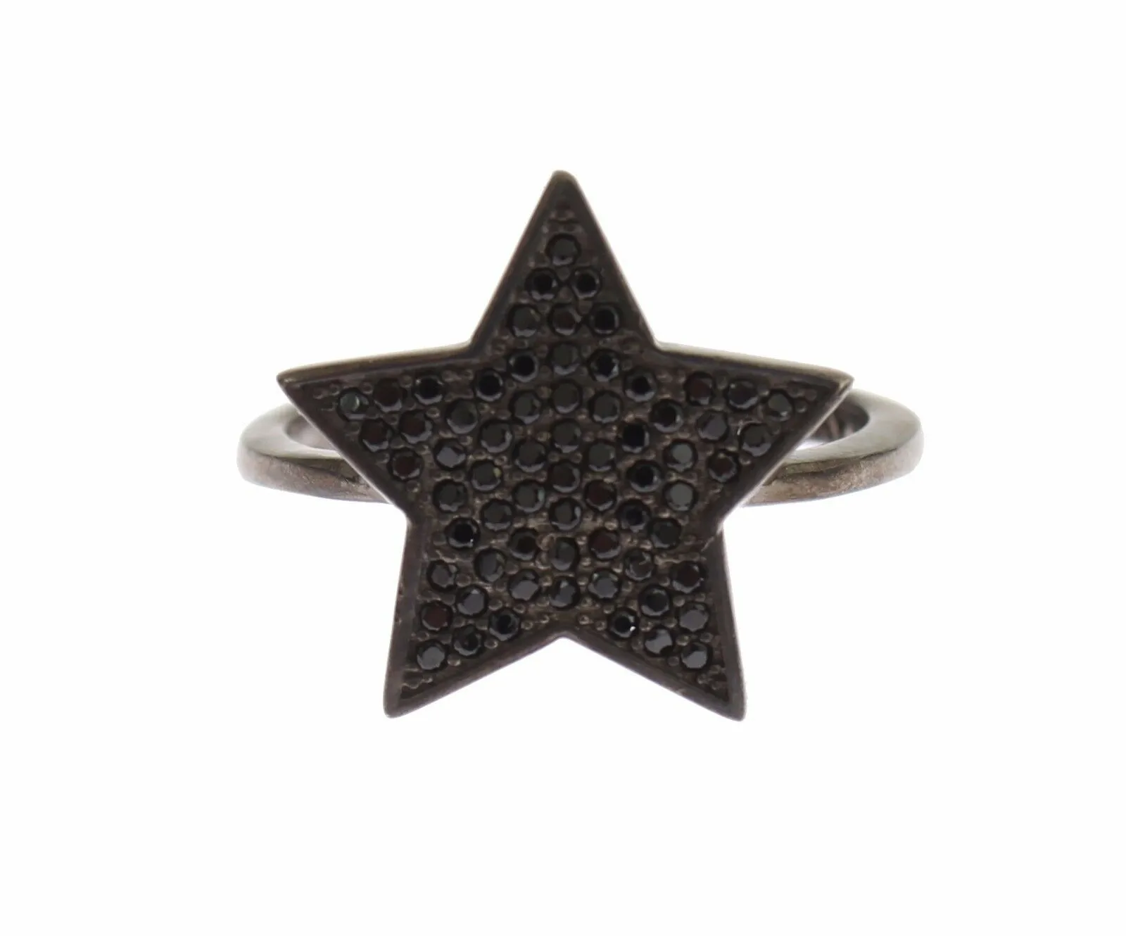 Nialaya Women's Exquisite Sterling Silver CZ Crystal Ring