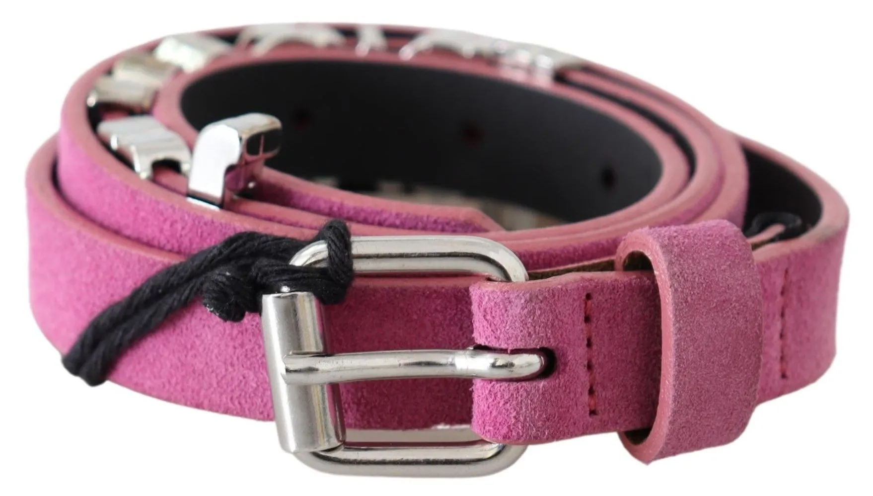 Just Cavalli Women's Fuschia Pink Leather Waist Belt