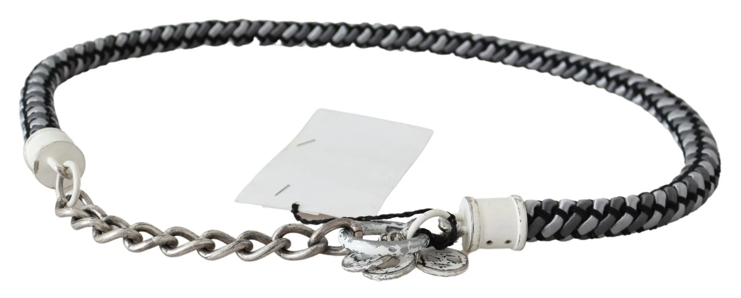 Costume National Women's Multicolor Twisted Rope Leather Belt