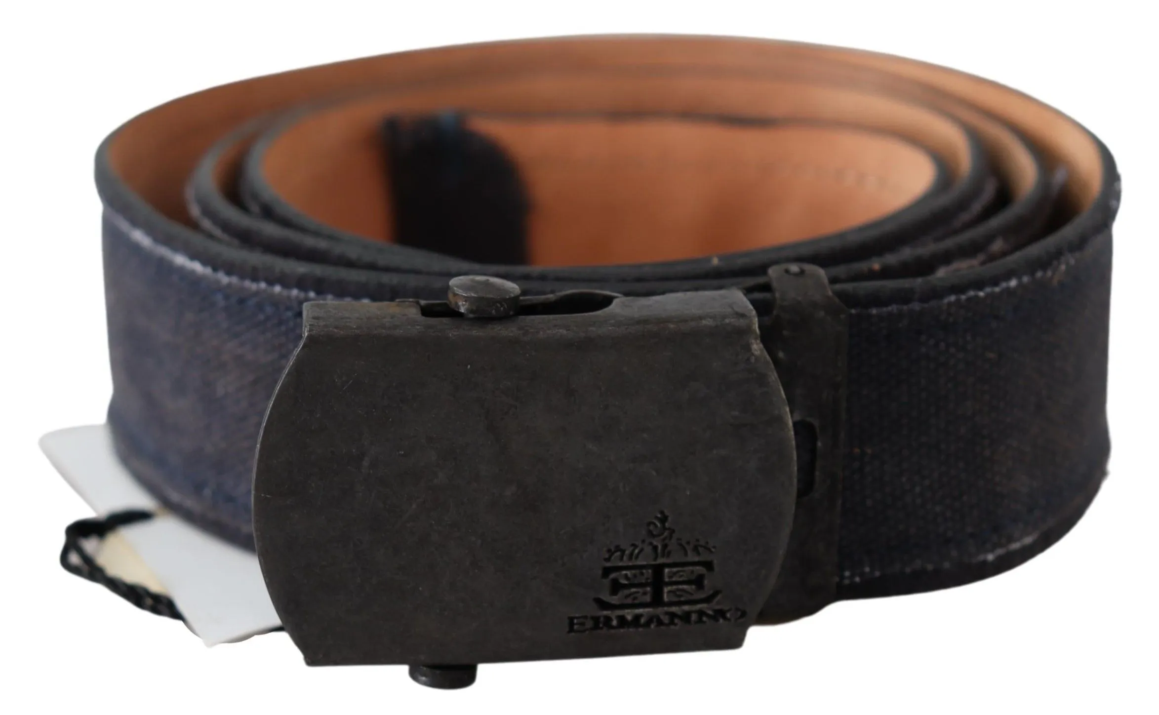 Ermanno Scervino Women's Chic Blue Leather Waist Belt