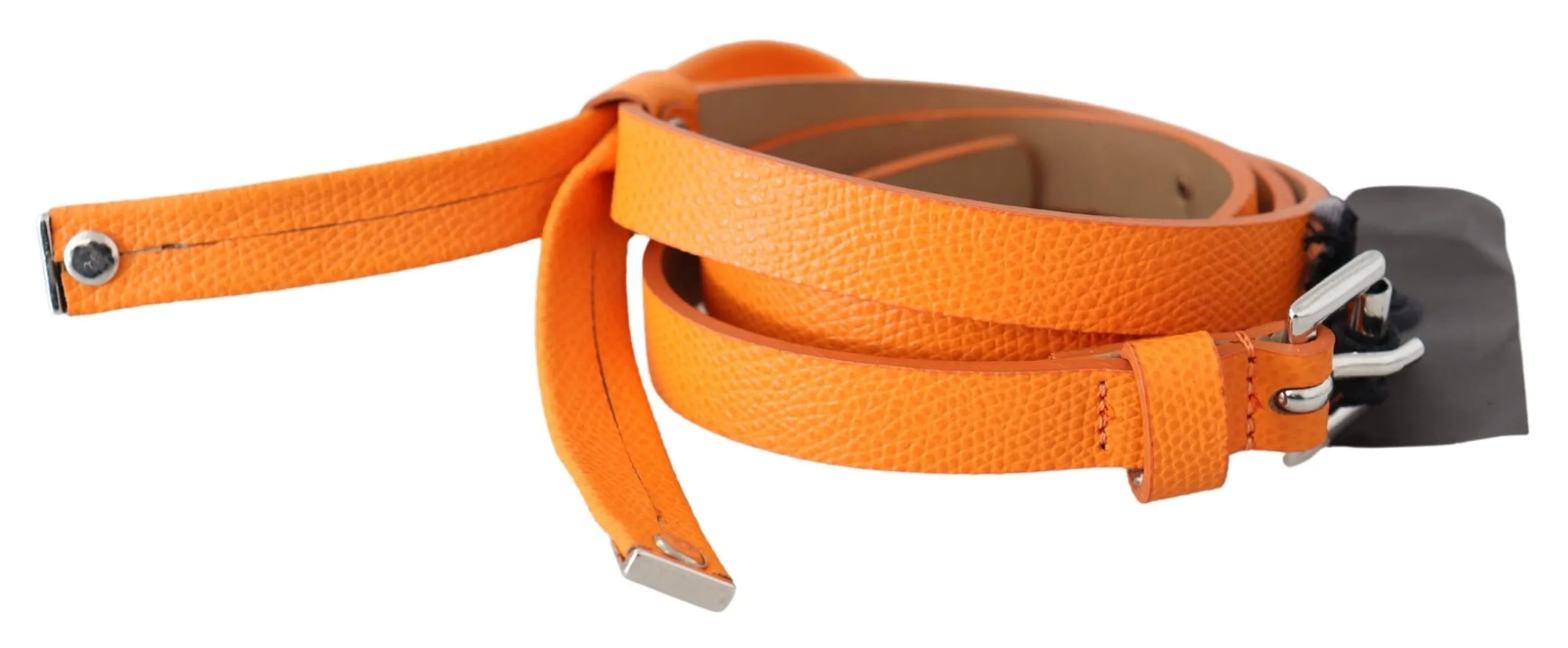 Scervino Street Women's Elegant Leather Double Buckle Belt