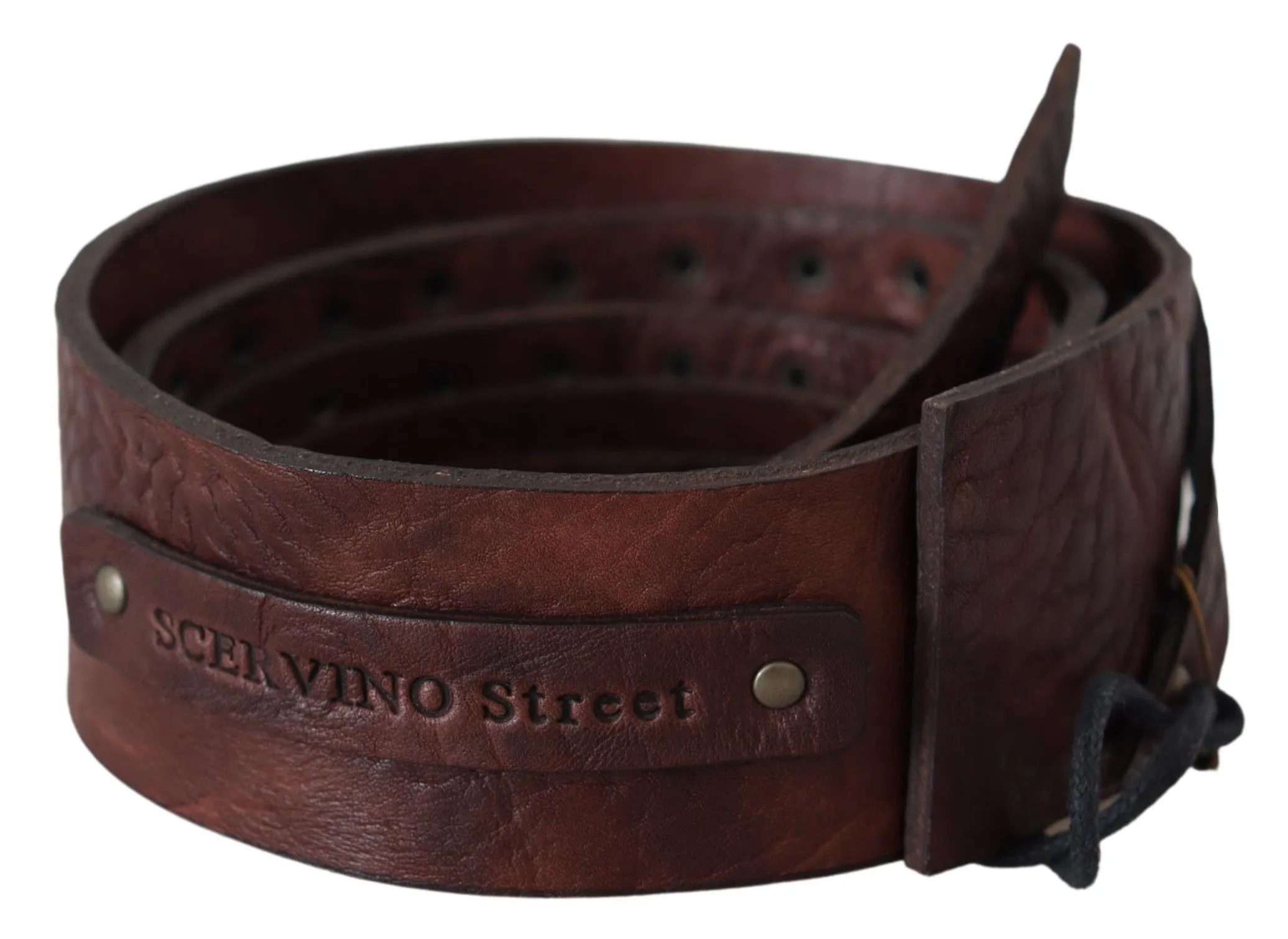 Ermanno Scervino Women's Chic Brown Leather Fashion Belt