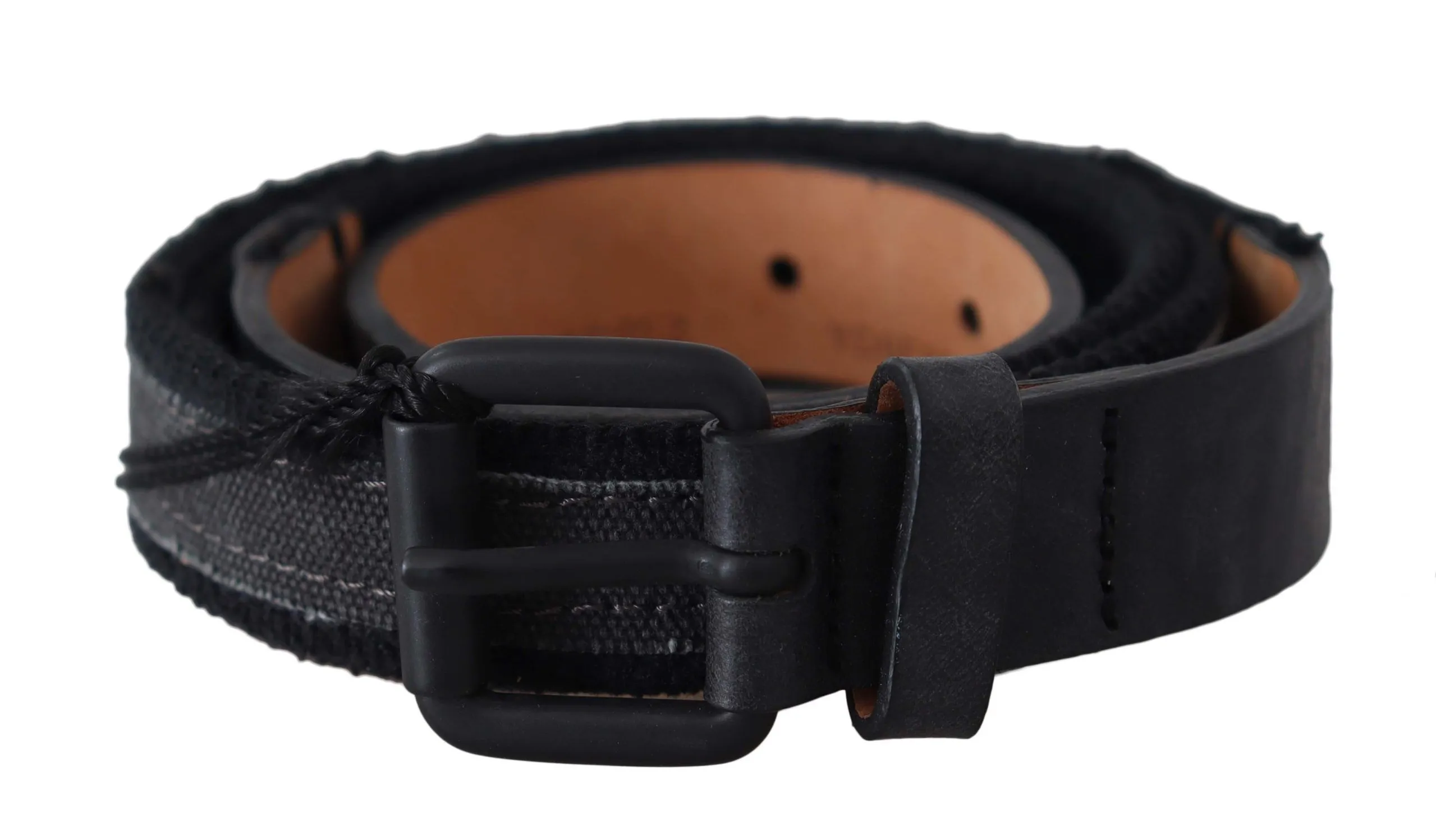 Ermanno Scervino Women's Chic Black Leather Waist Belt