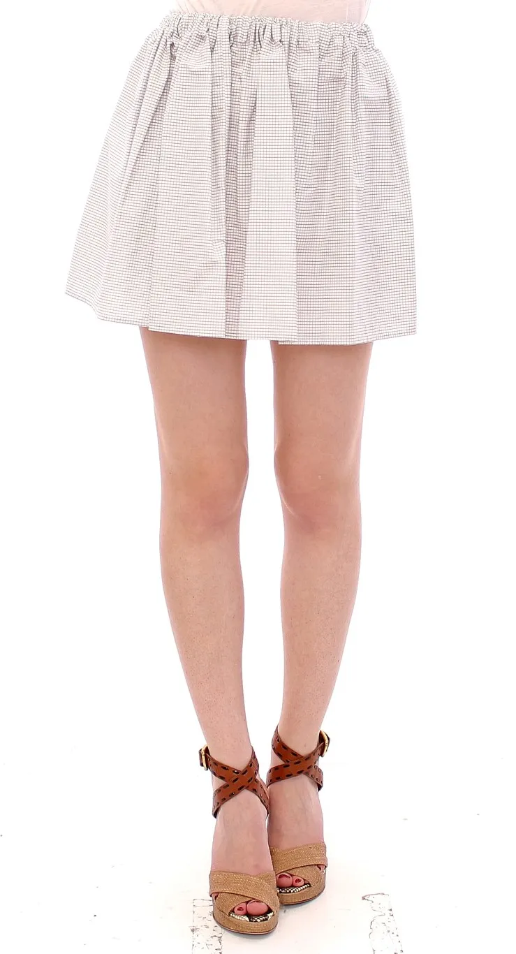 Andrea Incontri Women's Chic White Mini Skirt - Elegant & Timeless