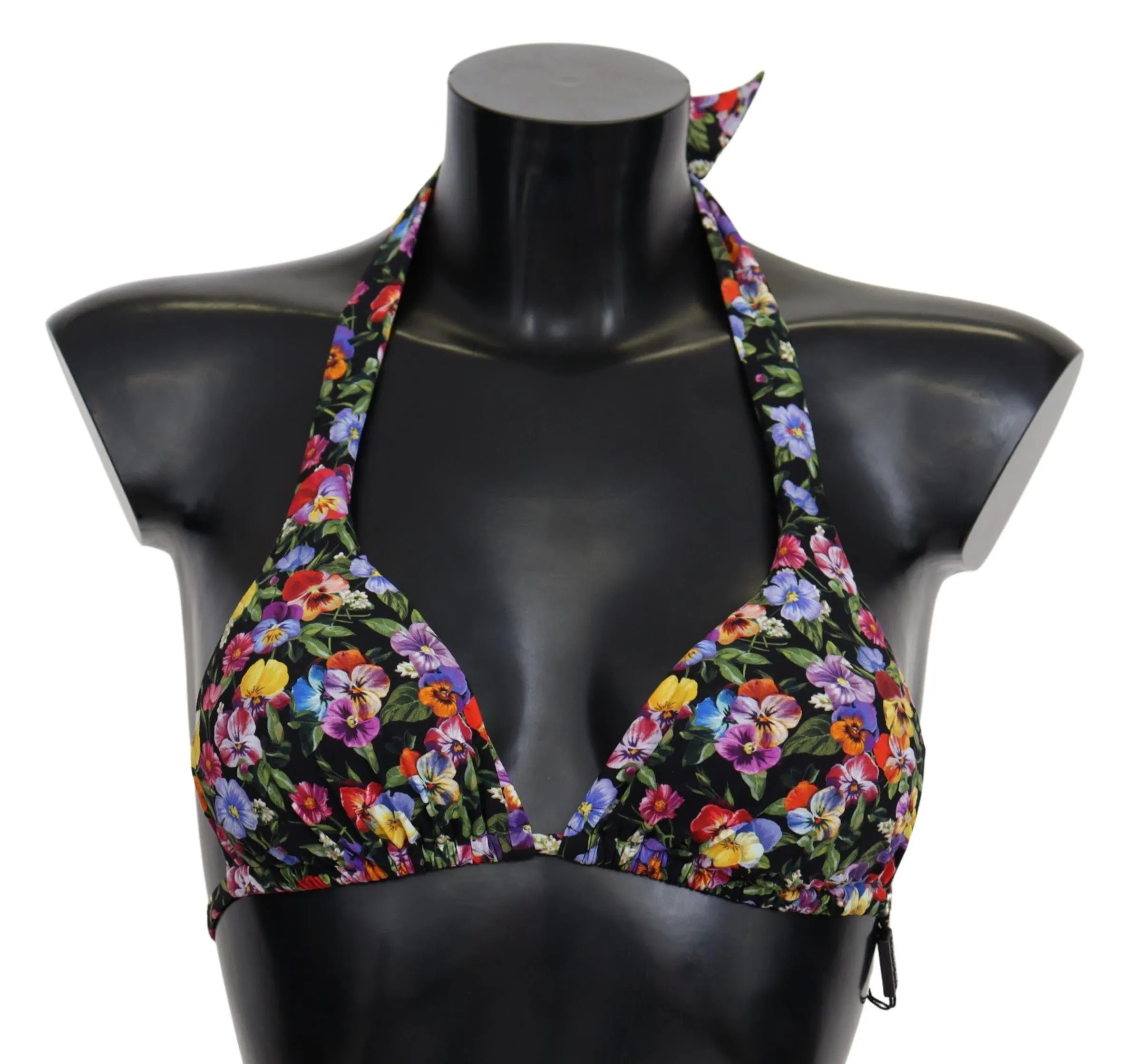 Dolce & Gabbana Women's Chic Floral Printed Bikini Top
