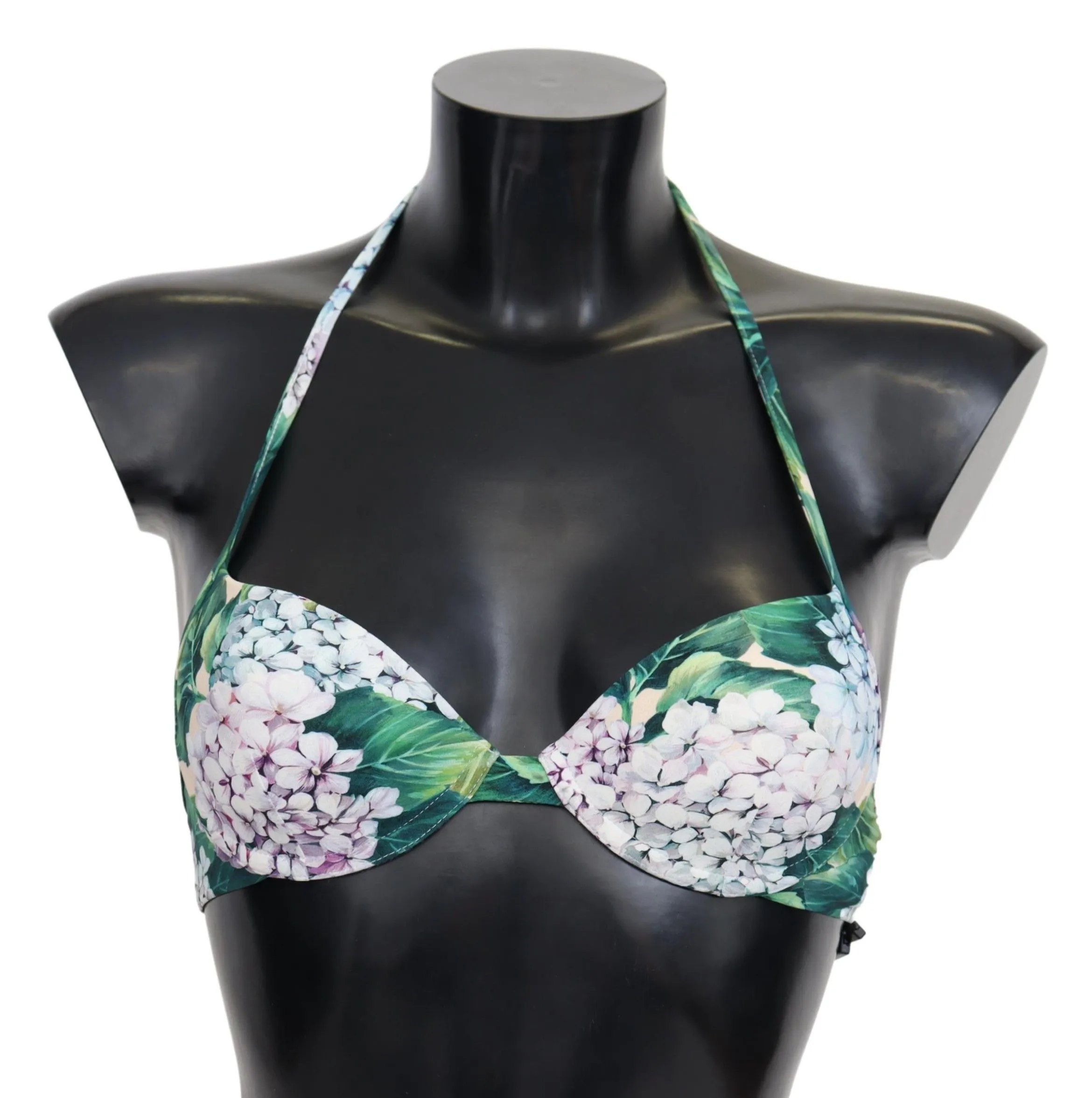 Dolce & Gabbana Women's Chic Floral Bikini Top - Summer Swimwear Delight