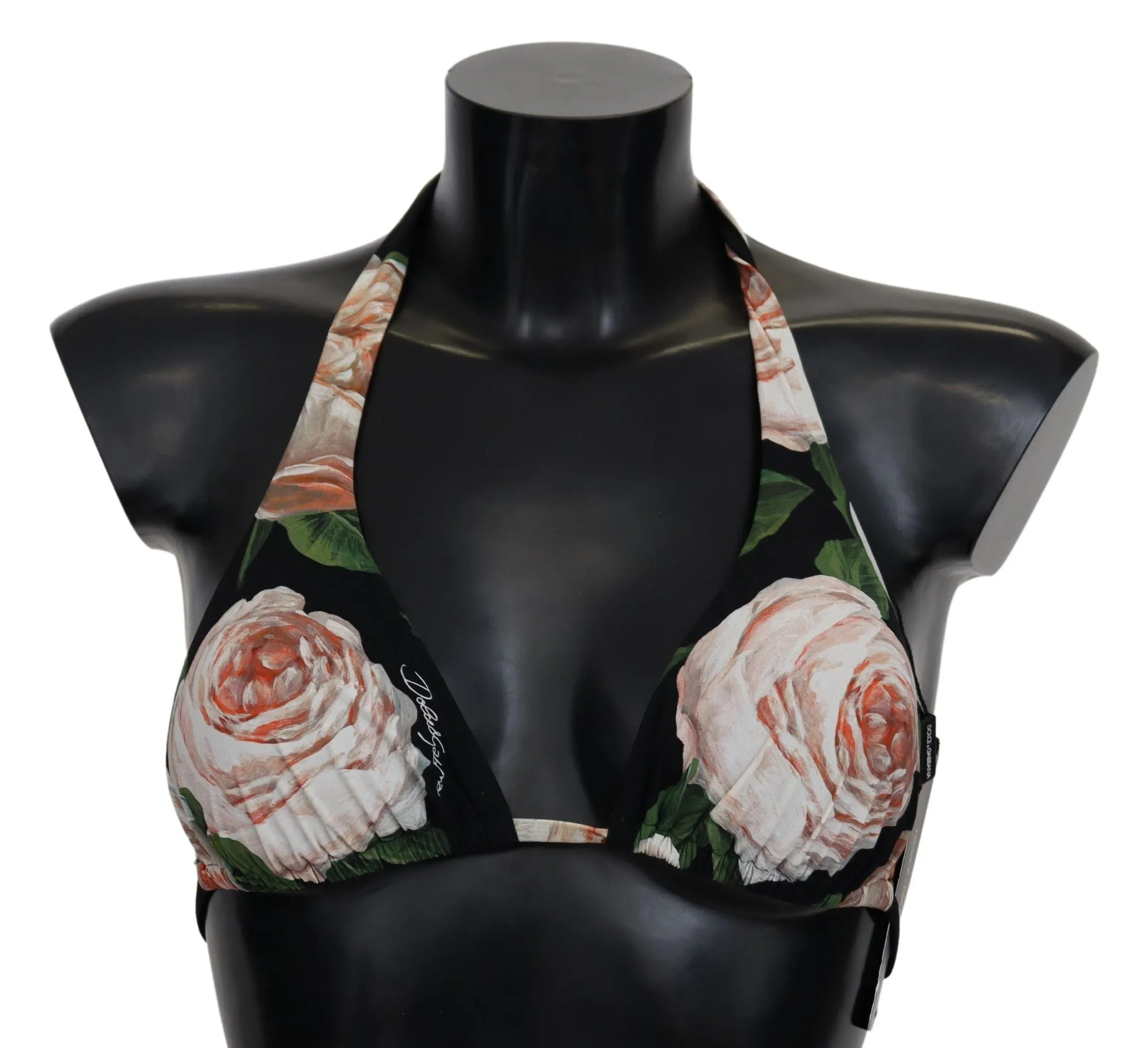 Dolce & Gabbana Women's Elegant Floral Print Bikini Top