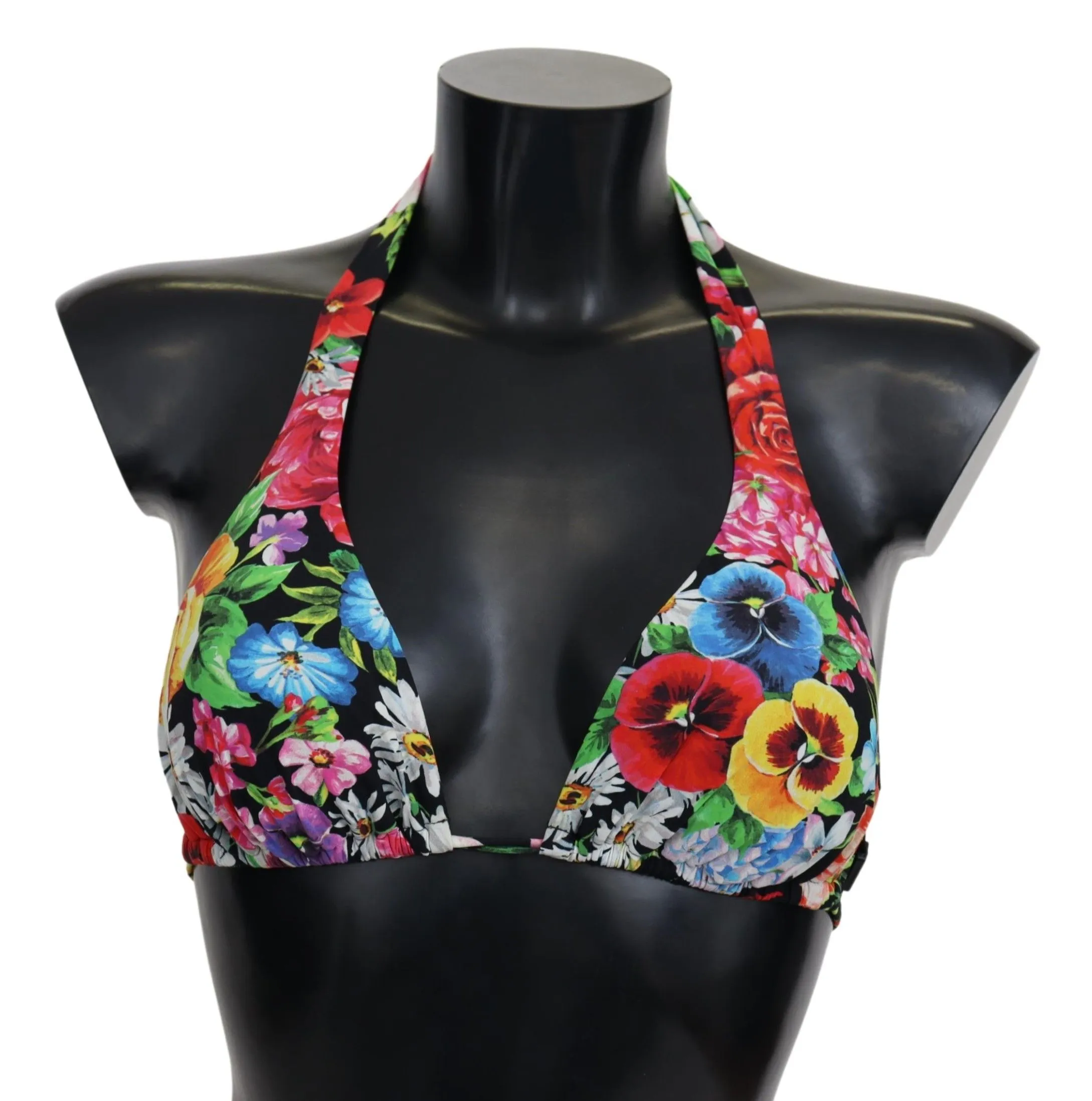 Dolce & Gabbana Women's Vibrant Floral Print Bikini Top