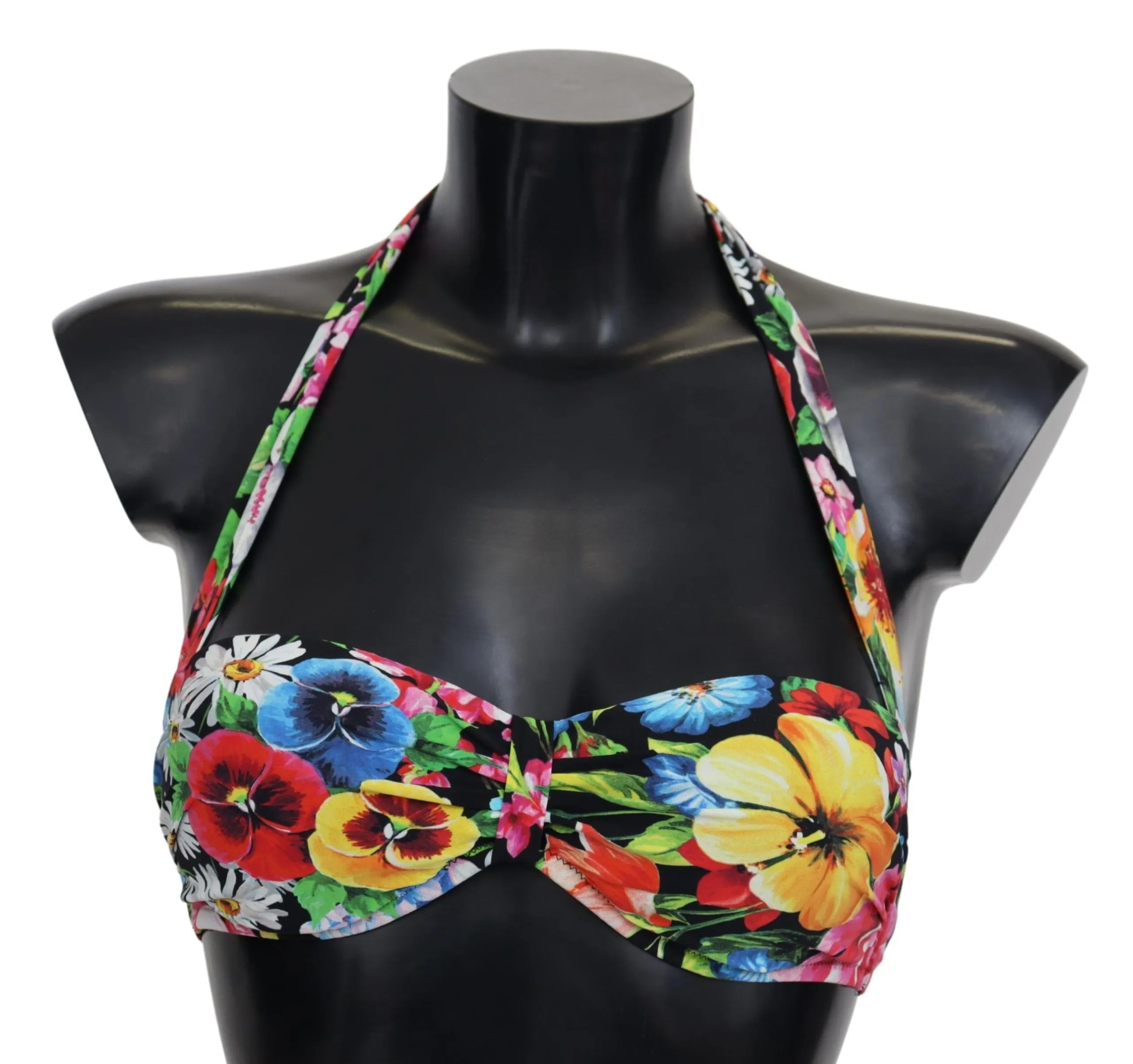 Dolce & Gabbana Women's Floral Elegance High-End Bikini Top