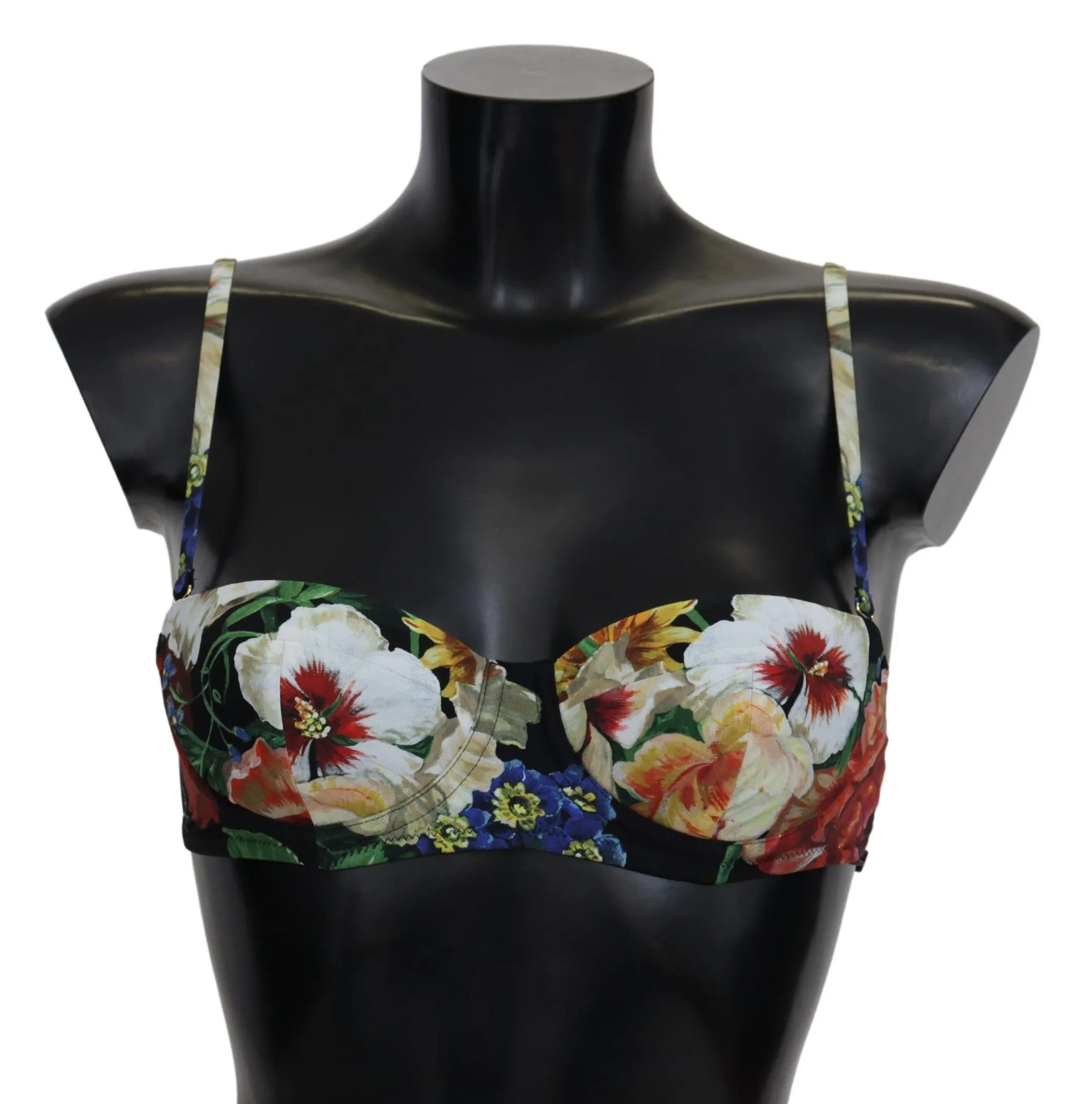 Dolce & Gabbana Women's Floral Elegance Elastic Bikini Top