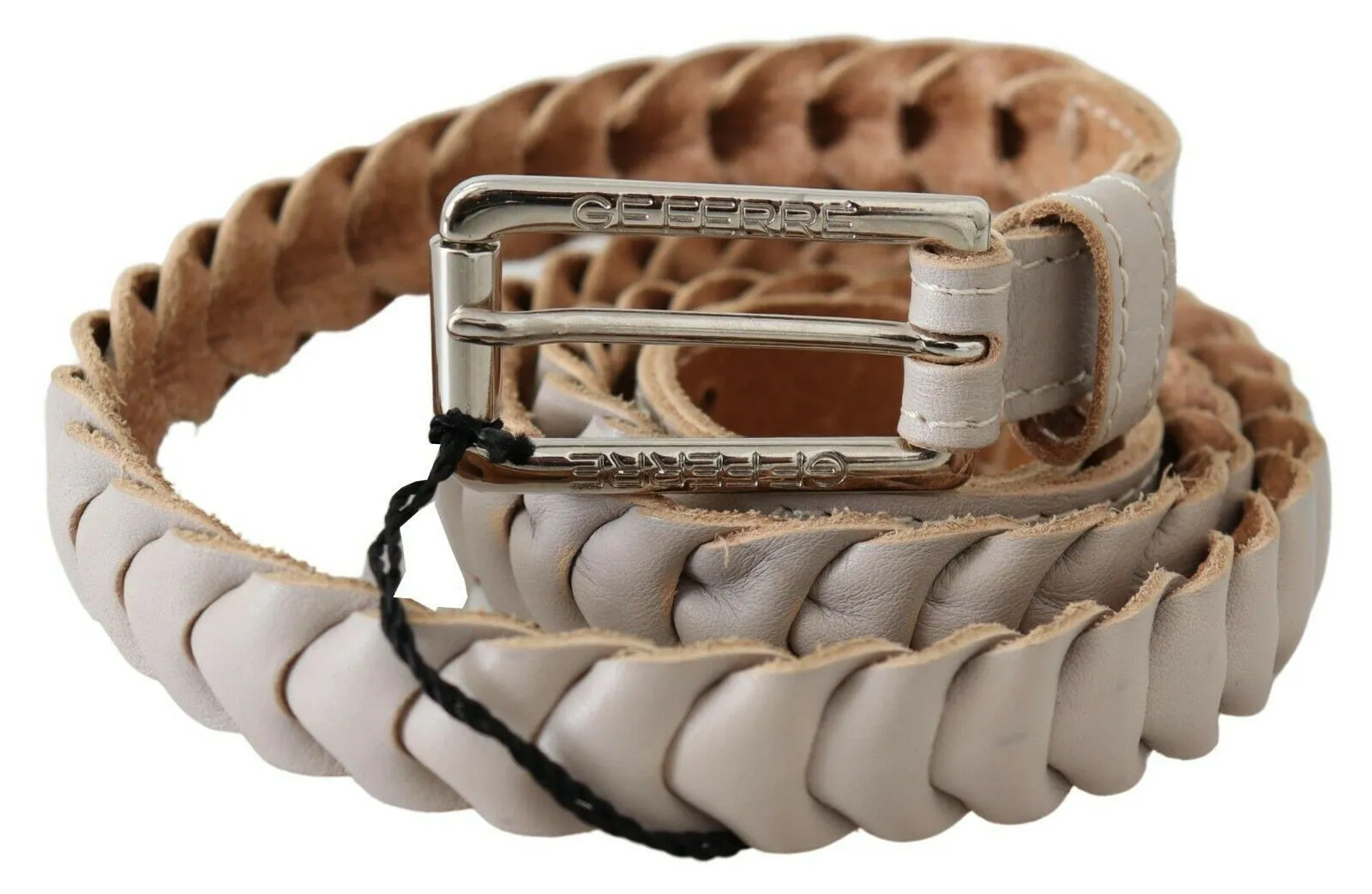 GF Ferre Women's Elegant Twisted Leather Waist Belt
